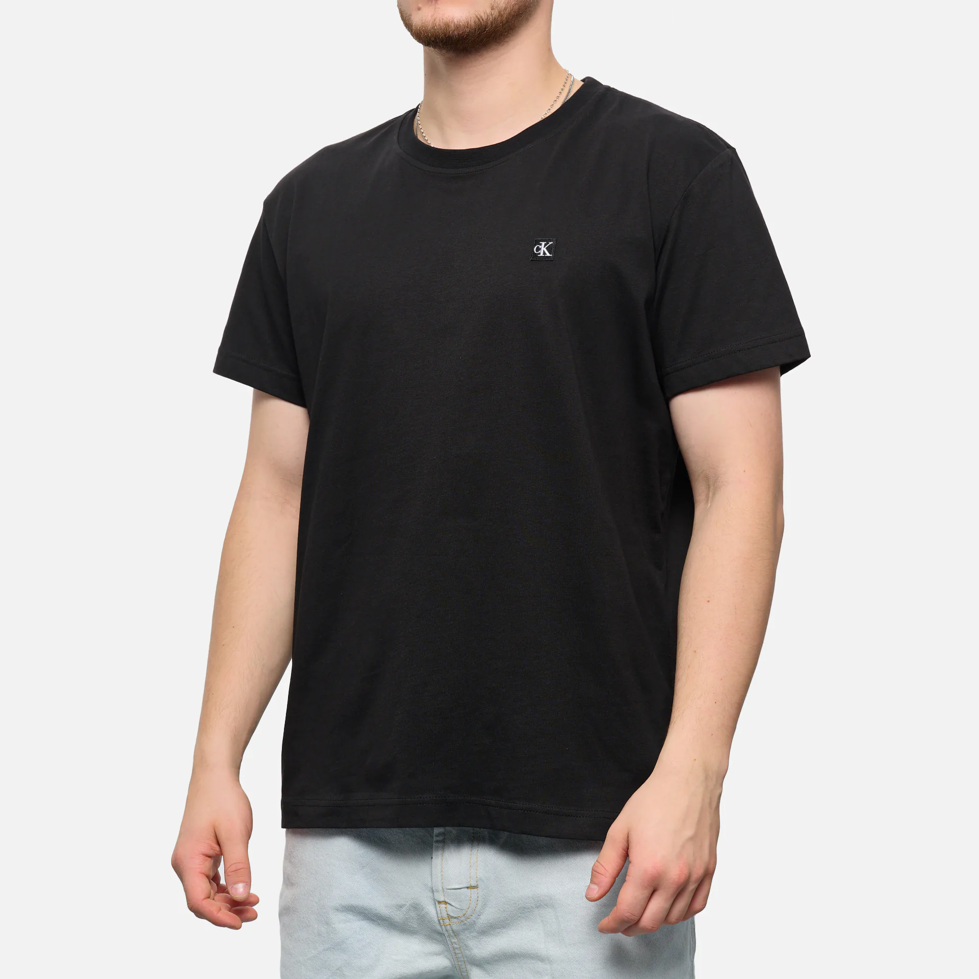 Calvin Klein Jeans CK Embro Badge T-Shirt CK Black