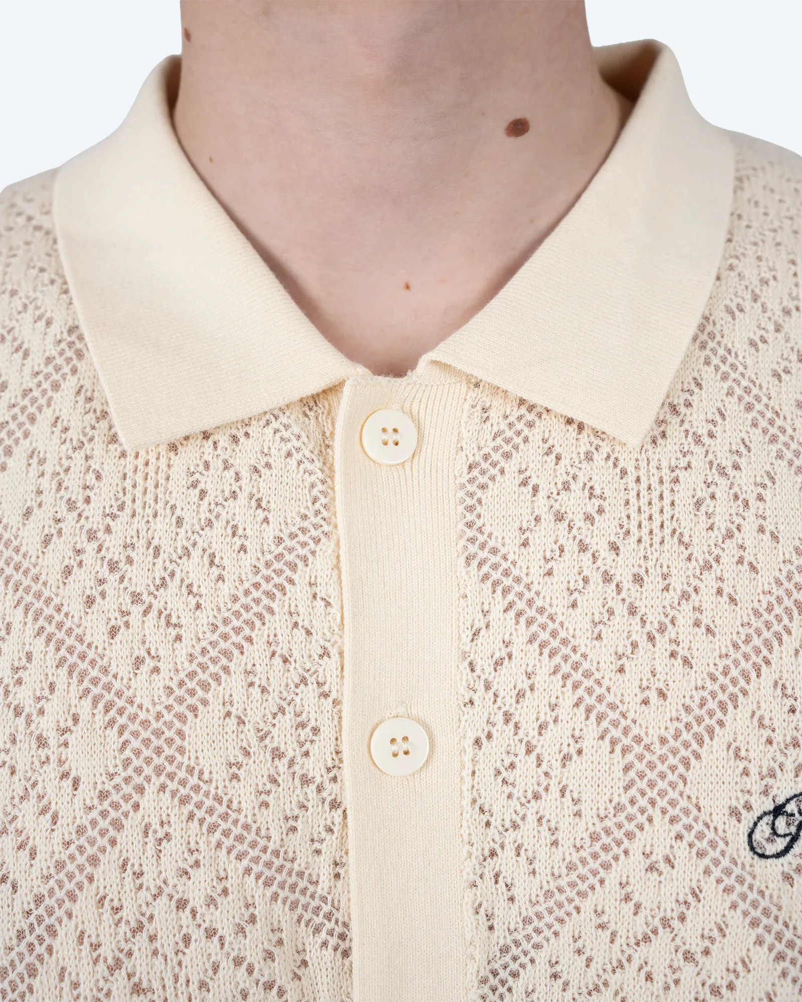 Silent Bay Lace Shirt White