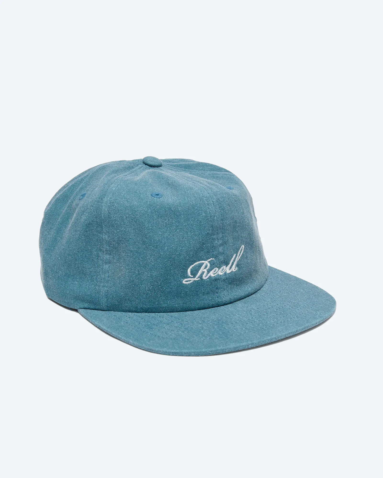 Reell Jeans Low Pitch Snapback Cap Stone Blue Reell Jeans Low Pitch Snapback Cap Stone Blue