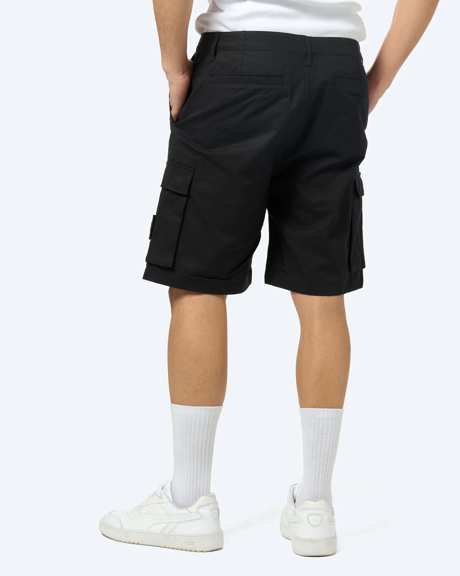 Weekend Offender Mascia Cargo Short Black