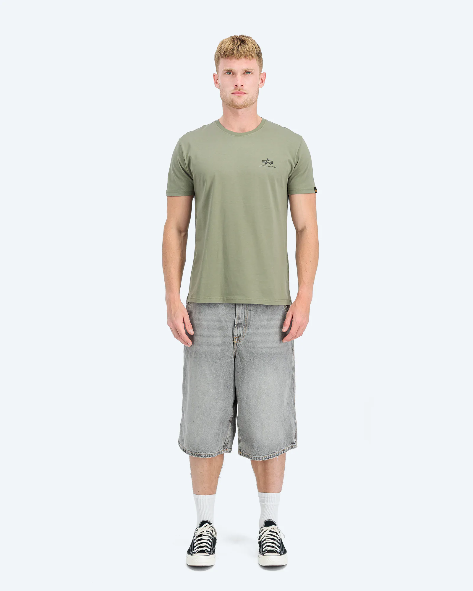 Backprint T-Shirt Olive/Black
