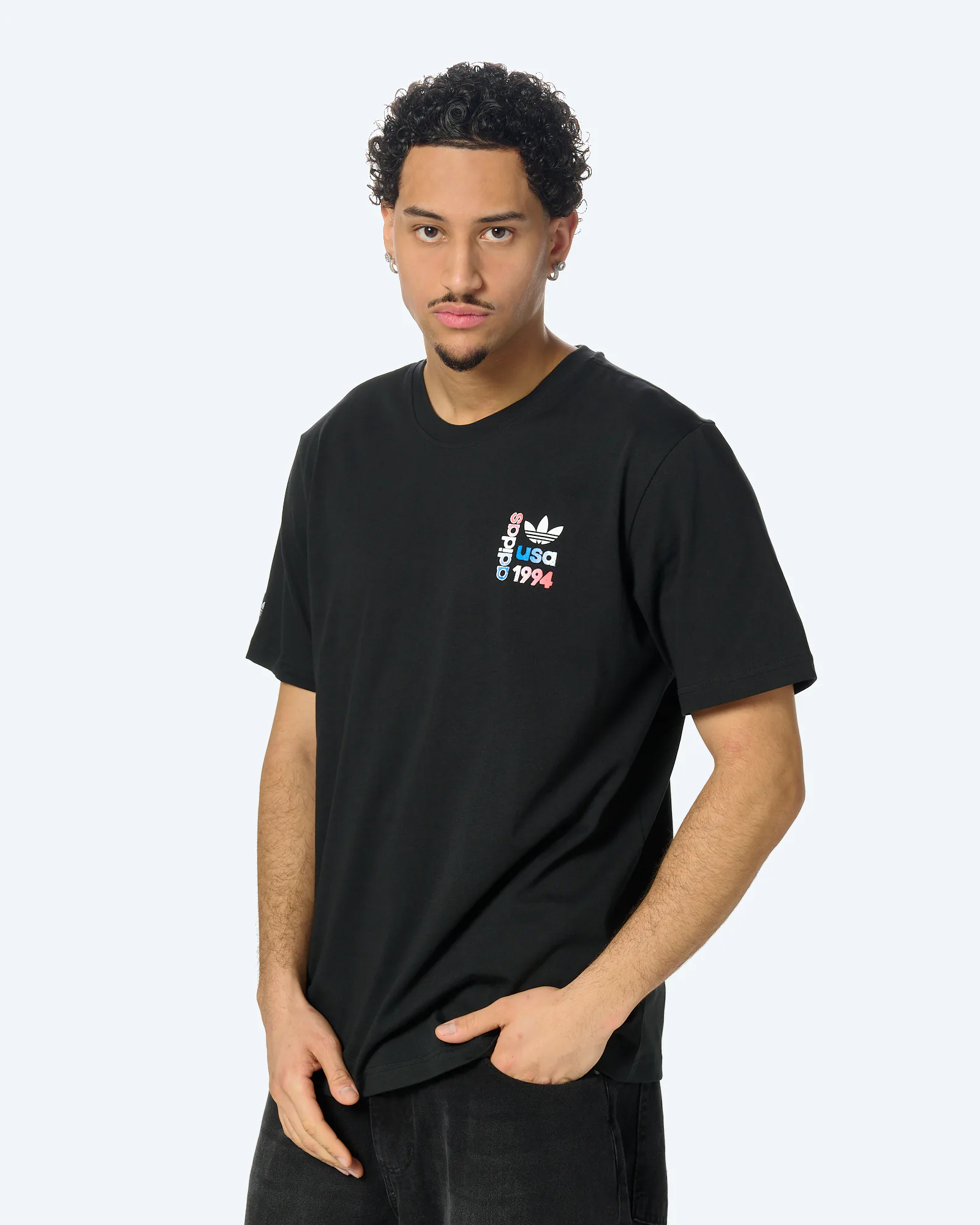 adidas Originals Archive USA 94 Graphic T-Shirt Black