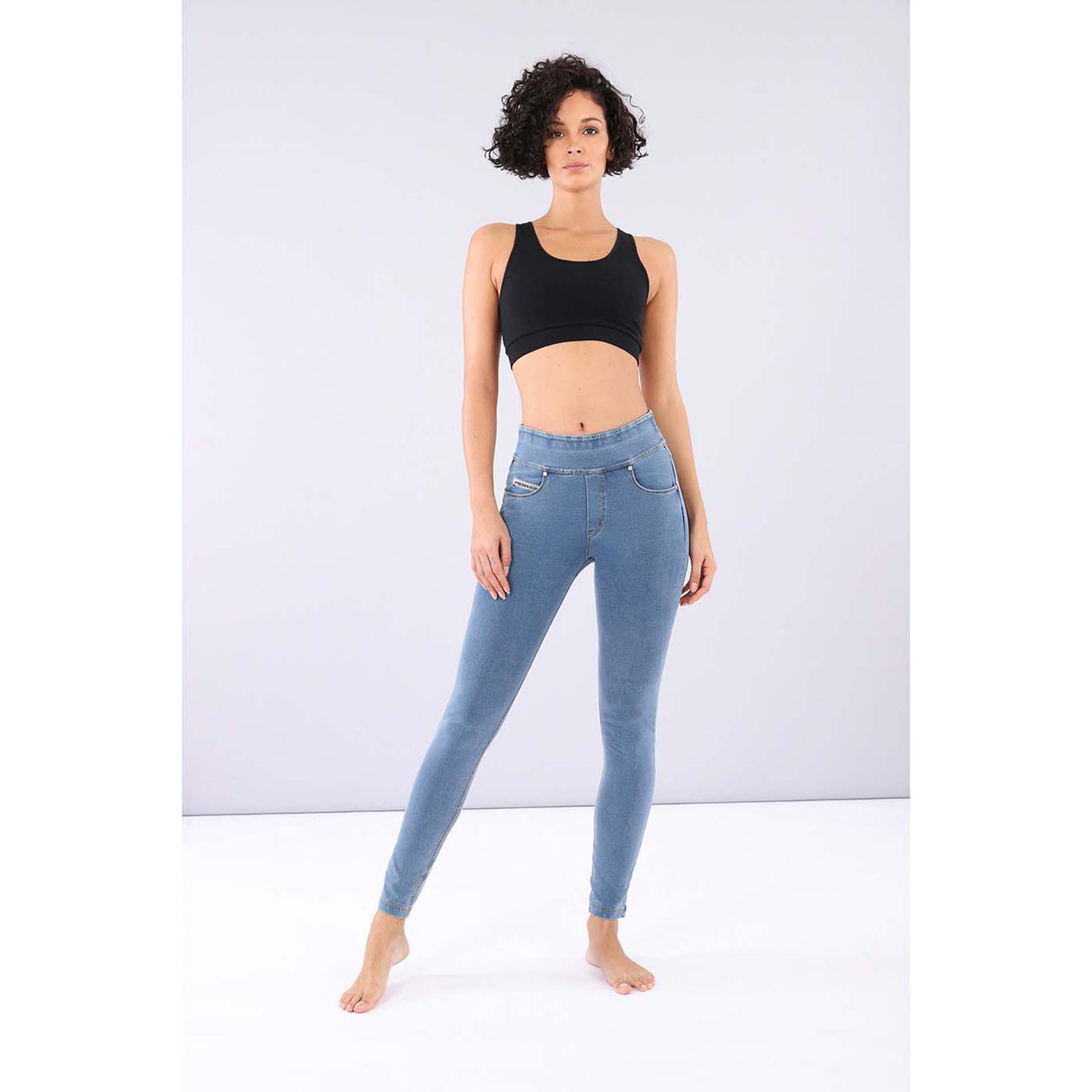 Freddy N.O.W. Yoga Mid Waist Skinny Pant Blue