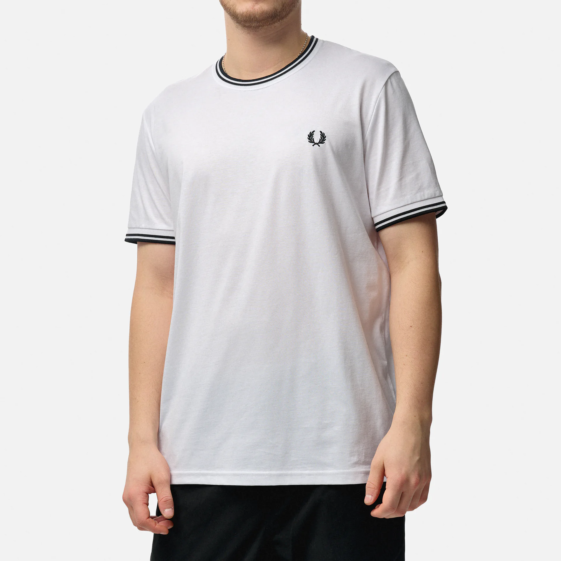 Fred Perry Twin Tipped T-Shirt White