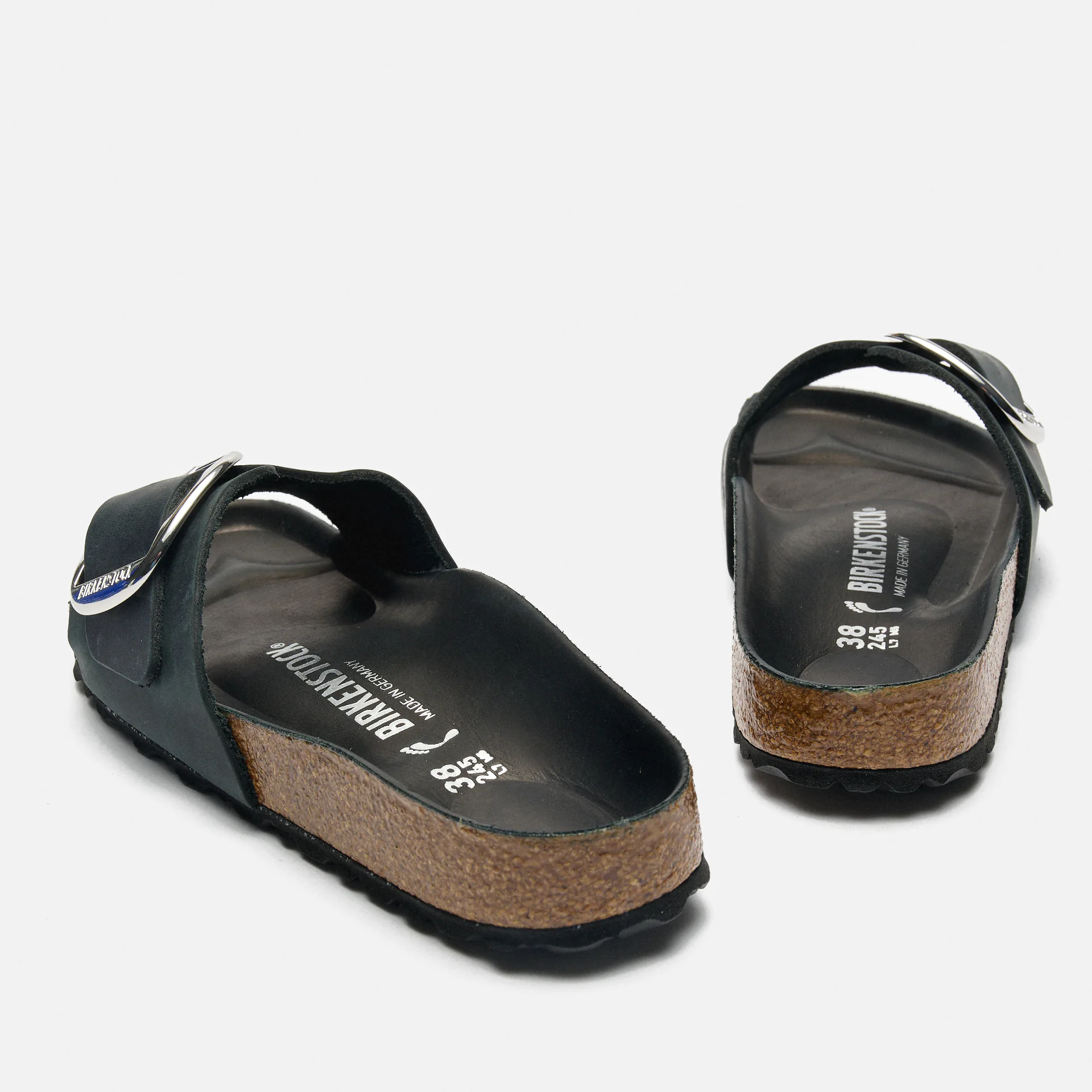 Birkenstock Madrid Big Buckle Sandals Black