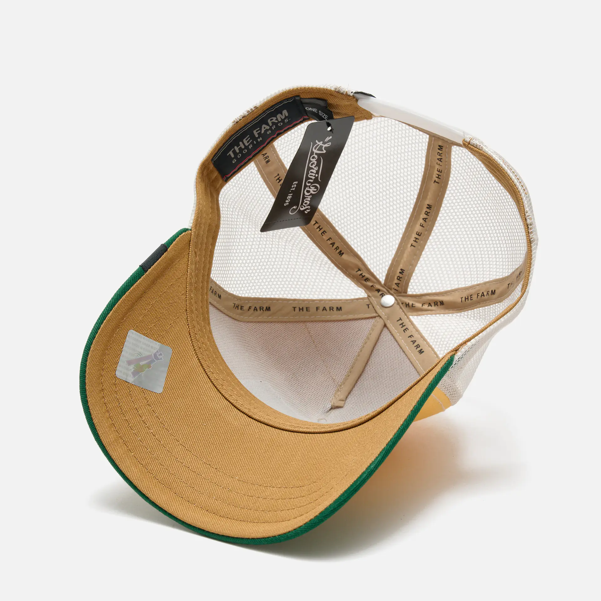 Goorin Bros The Cock Baseball Trucker Cap Yellow
