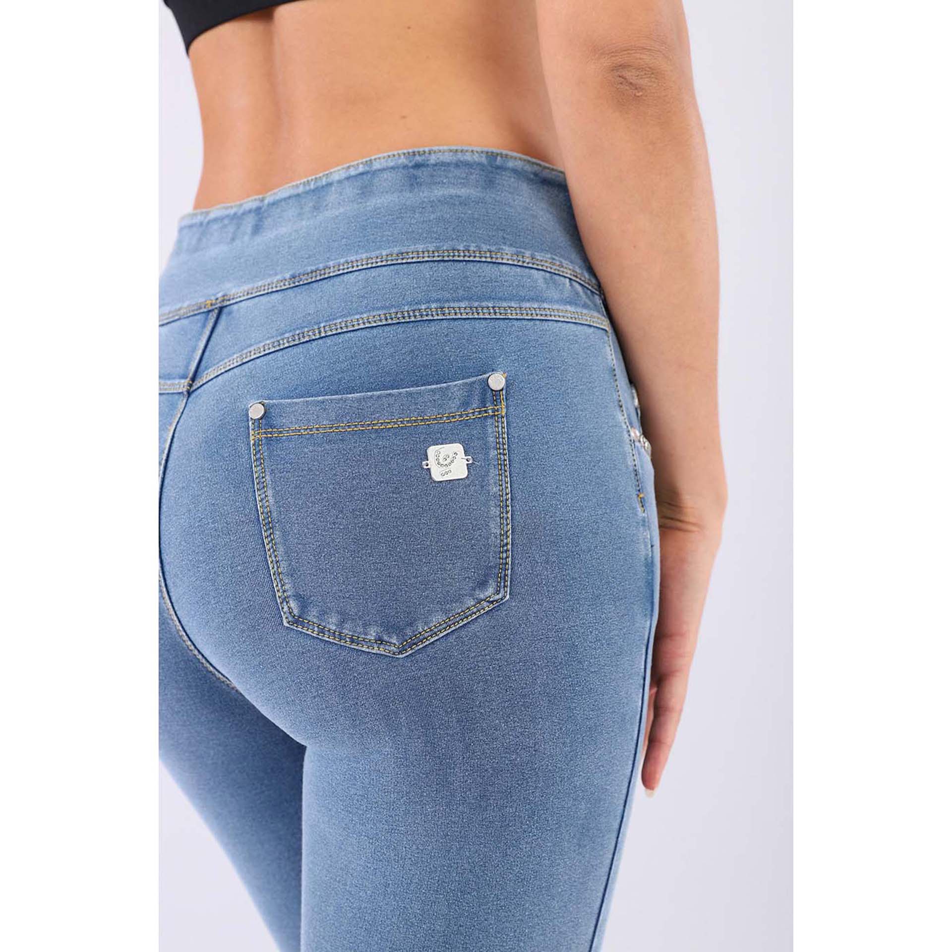  Freddy N.O.W. Yoga Mid Waist Skinny Pant Blue