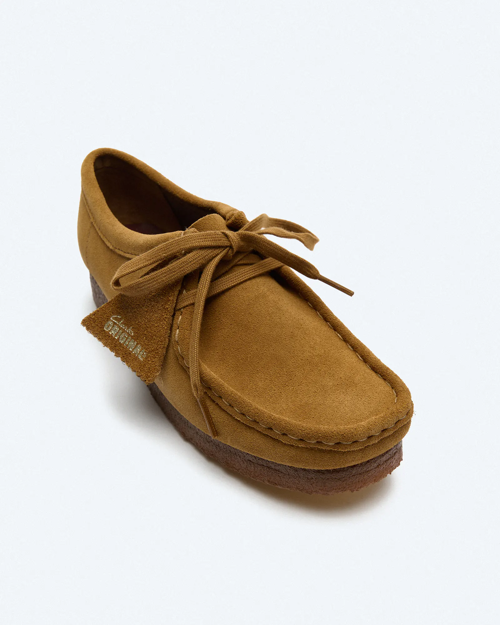 Clarks Women's Wallabee Suede Shoes Cola