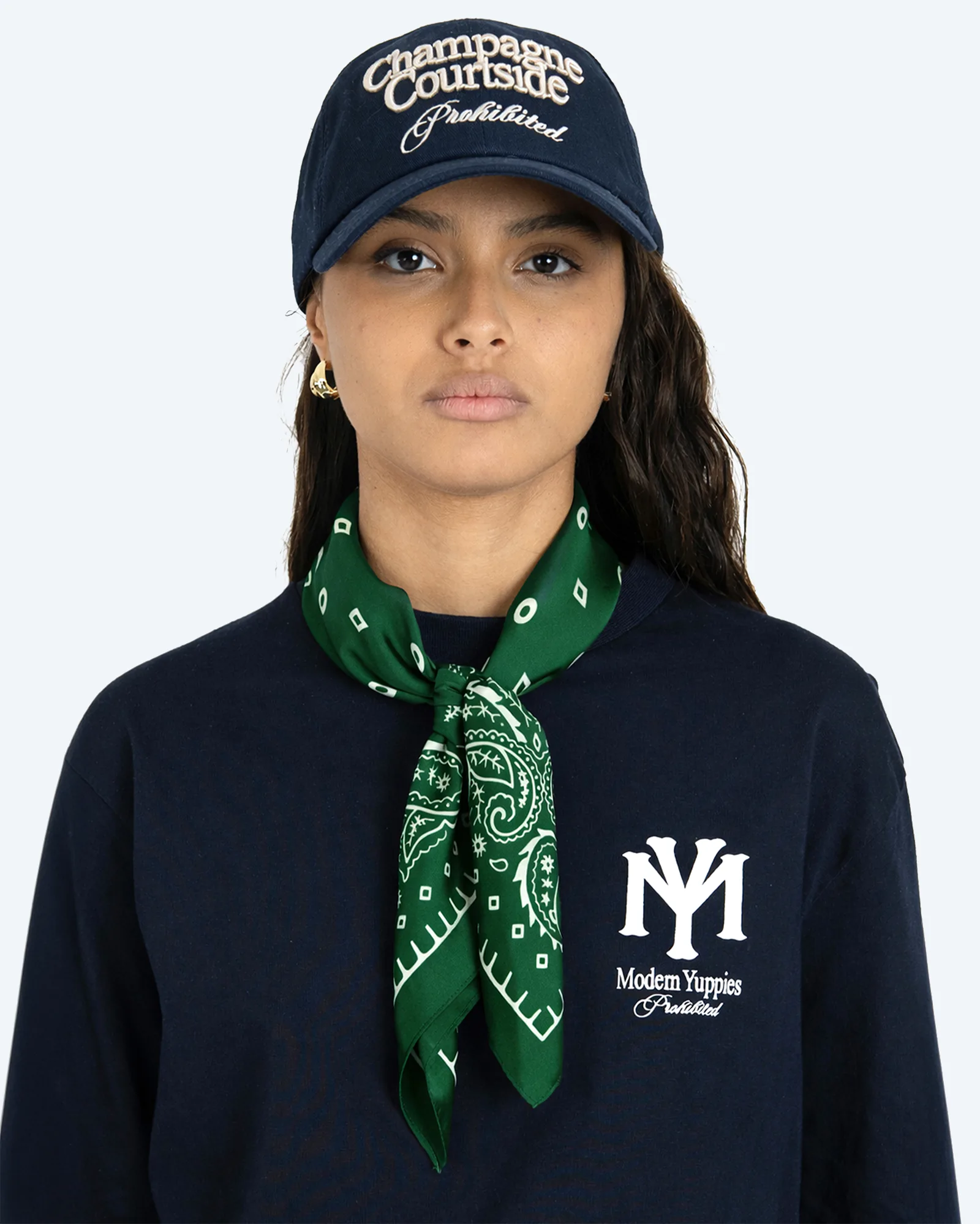 Prohibited Scarf Green 