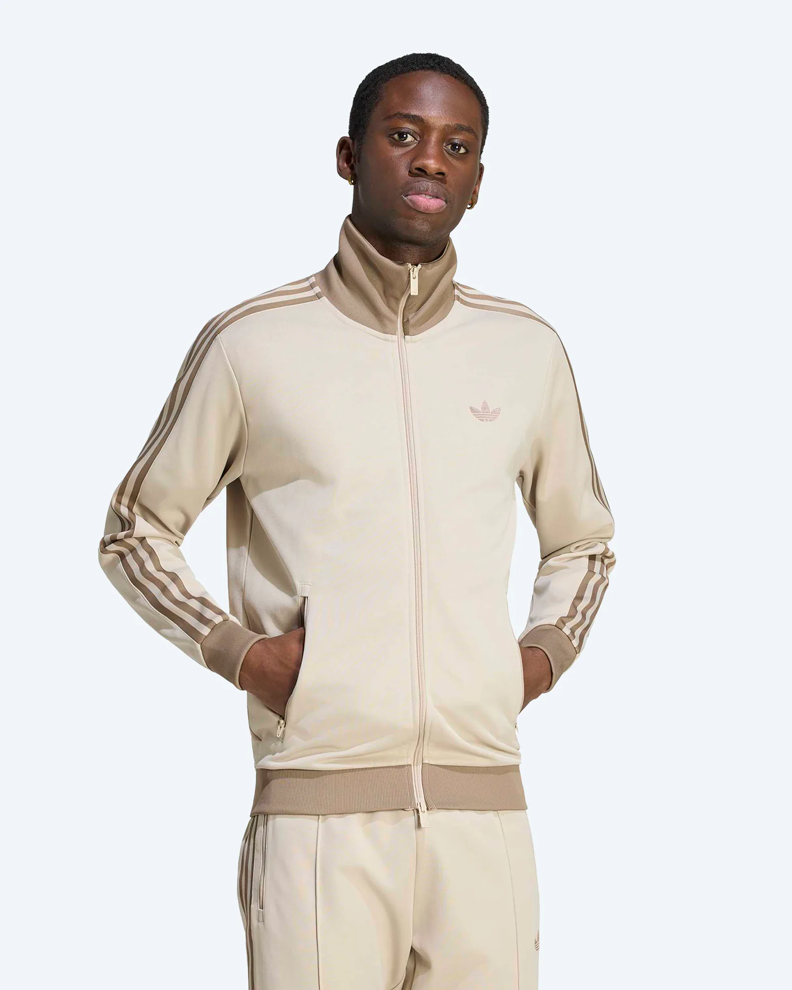 Beckenbauer Track Top Khaki Three