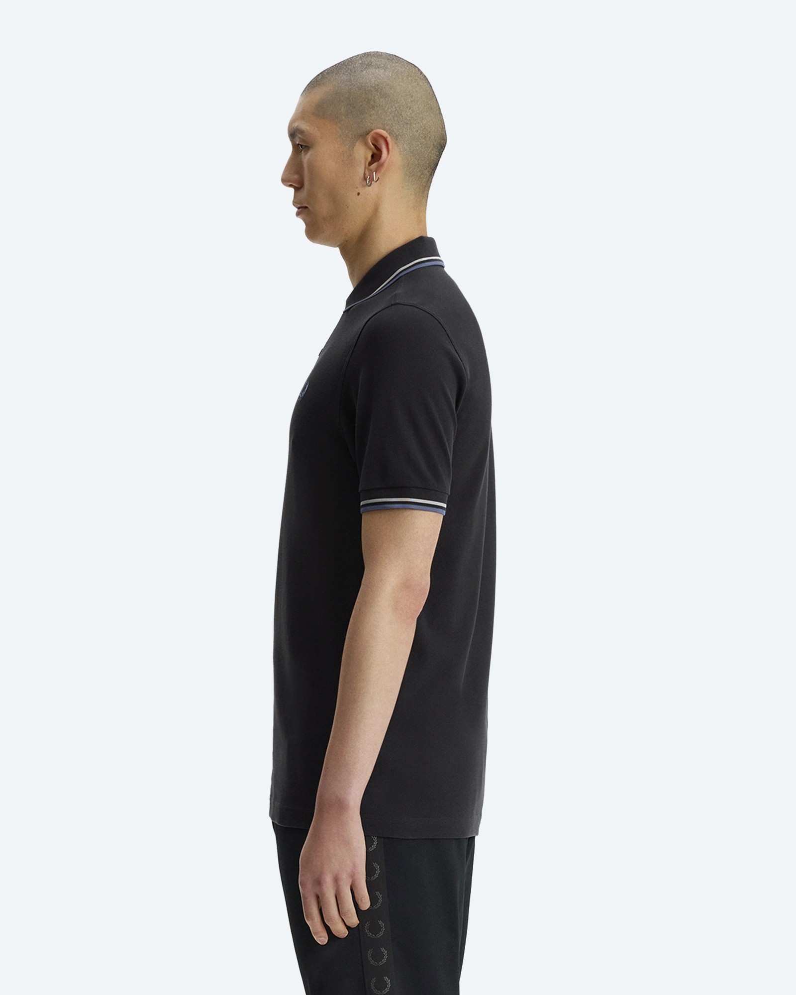 Twin Tipped Polo Shirt Anchor Grey/Slate/Ace Blue