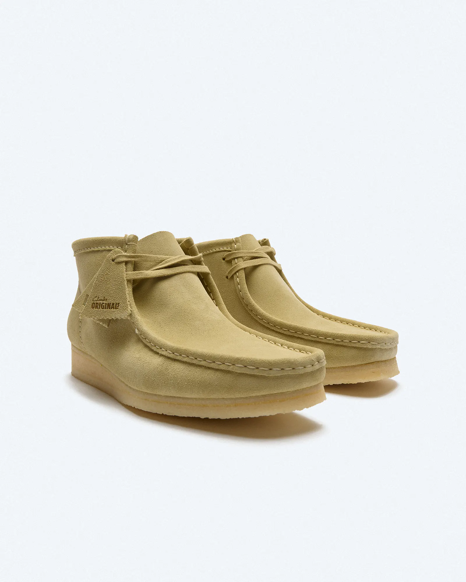 Clarks Men's Wallabee Suede Boots Maple Clarks Men's Wallabee Suede Boots Maple