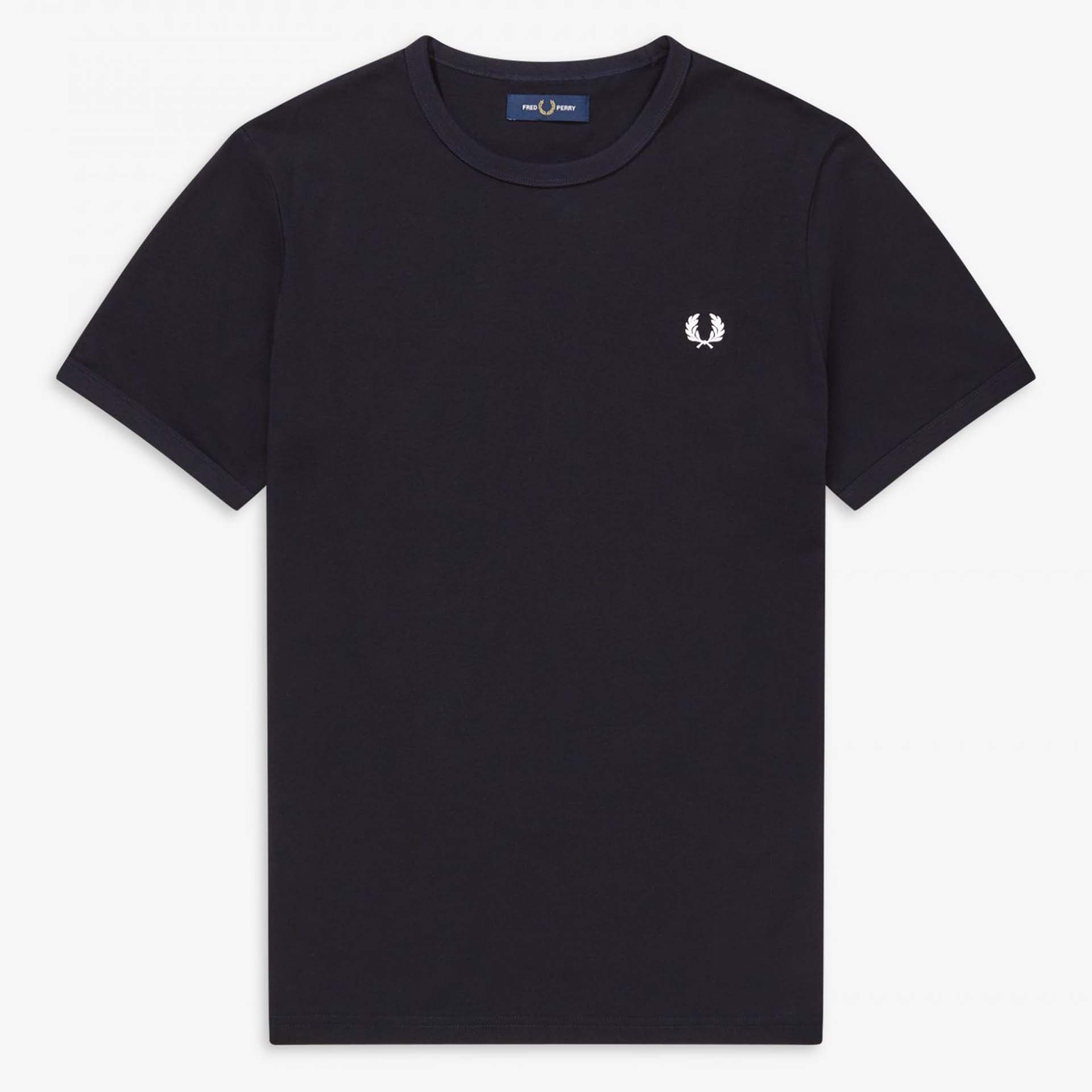 Fred Perry Ringer T-Shirt Navy