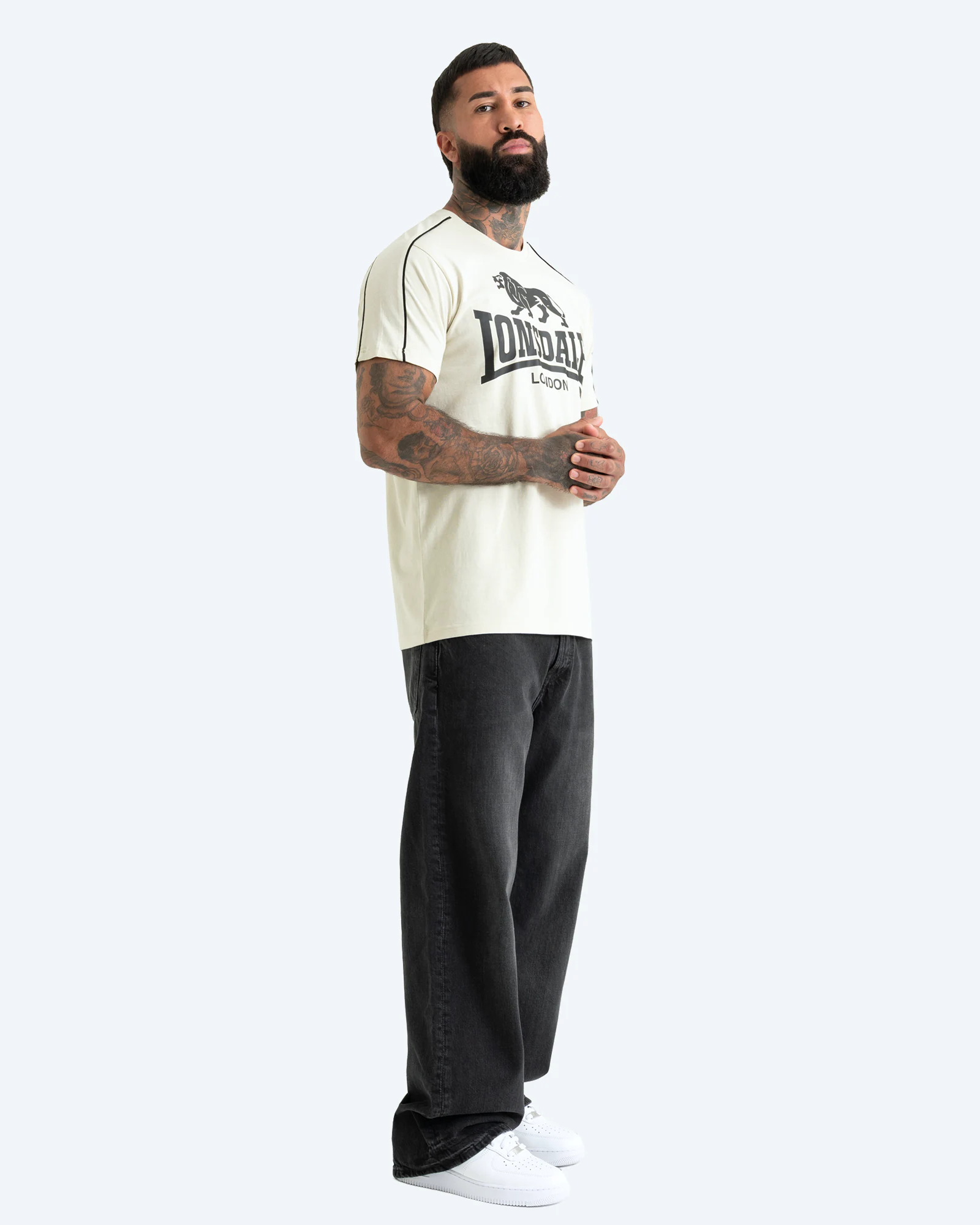 Ruislip T-Shirt Beige/Black