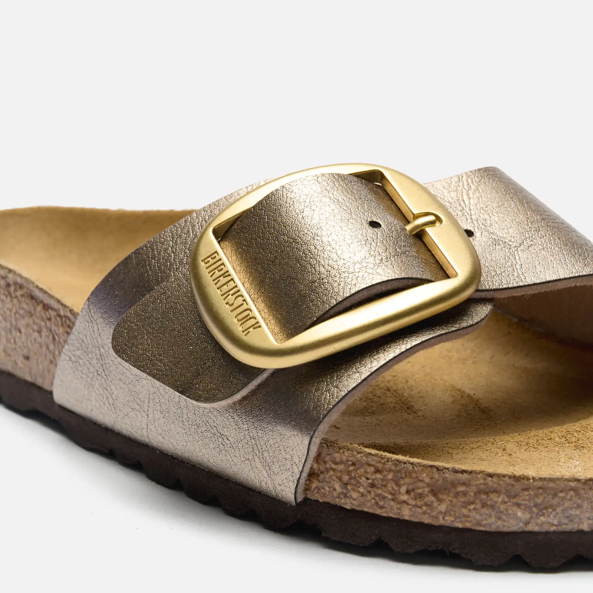 Birkenstock Madrid Big Buckle Narrow Graceful Taupe