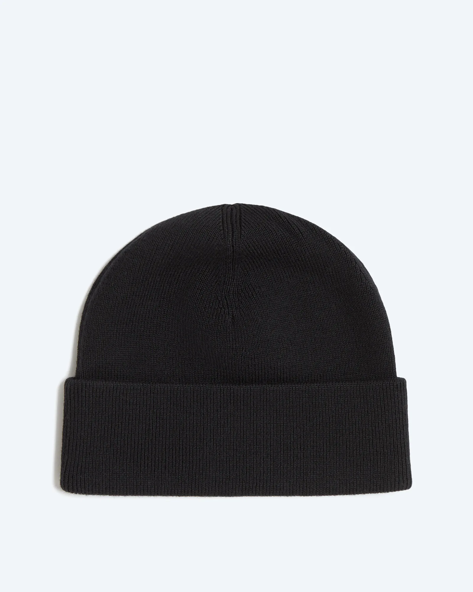 Classic Merino Wool Beanie Black/Show White