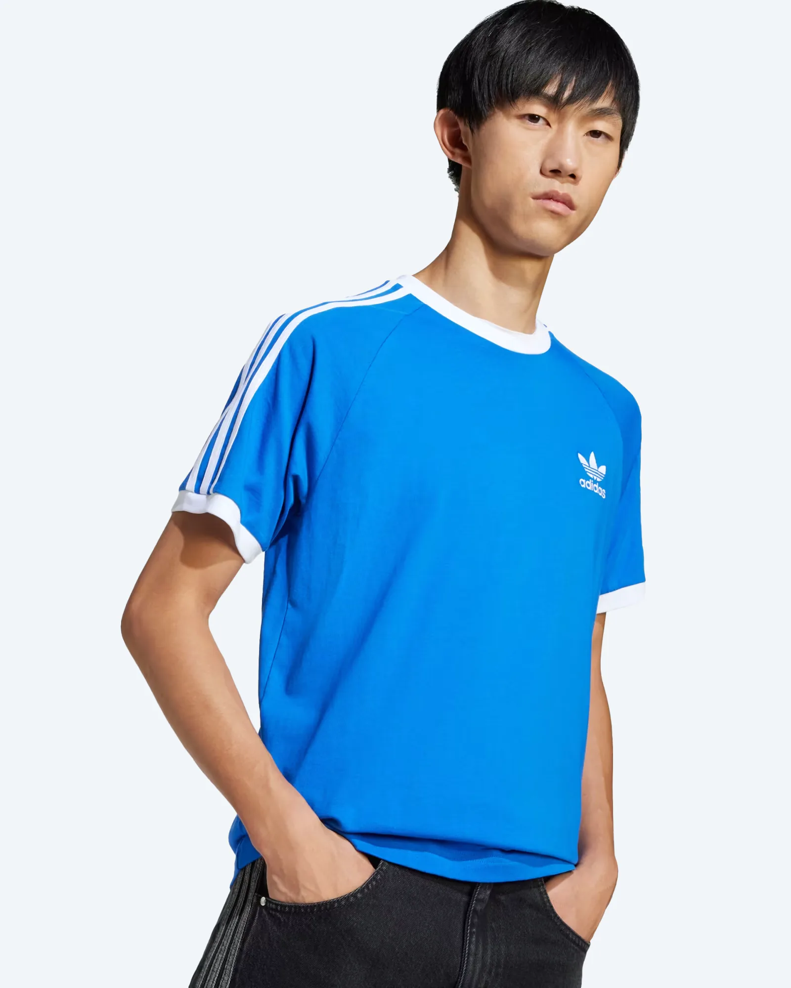 adidas Originals 3-Stripes T-Shirt Blue