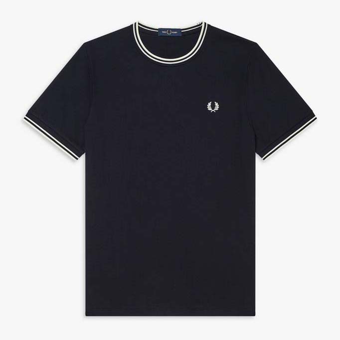 Fred Perry Twin Tipped T-Shirt Navy