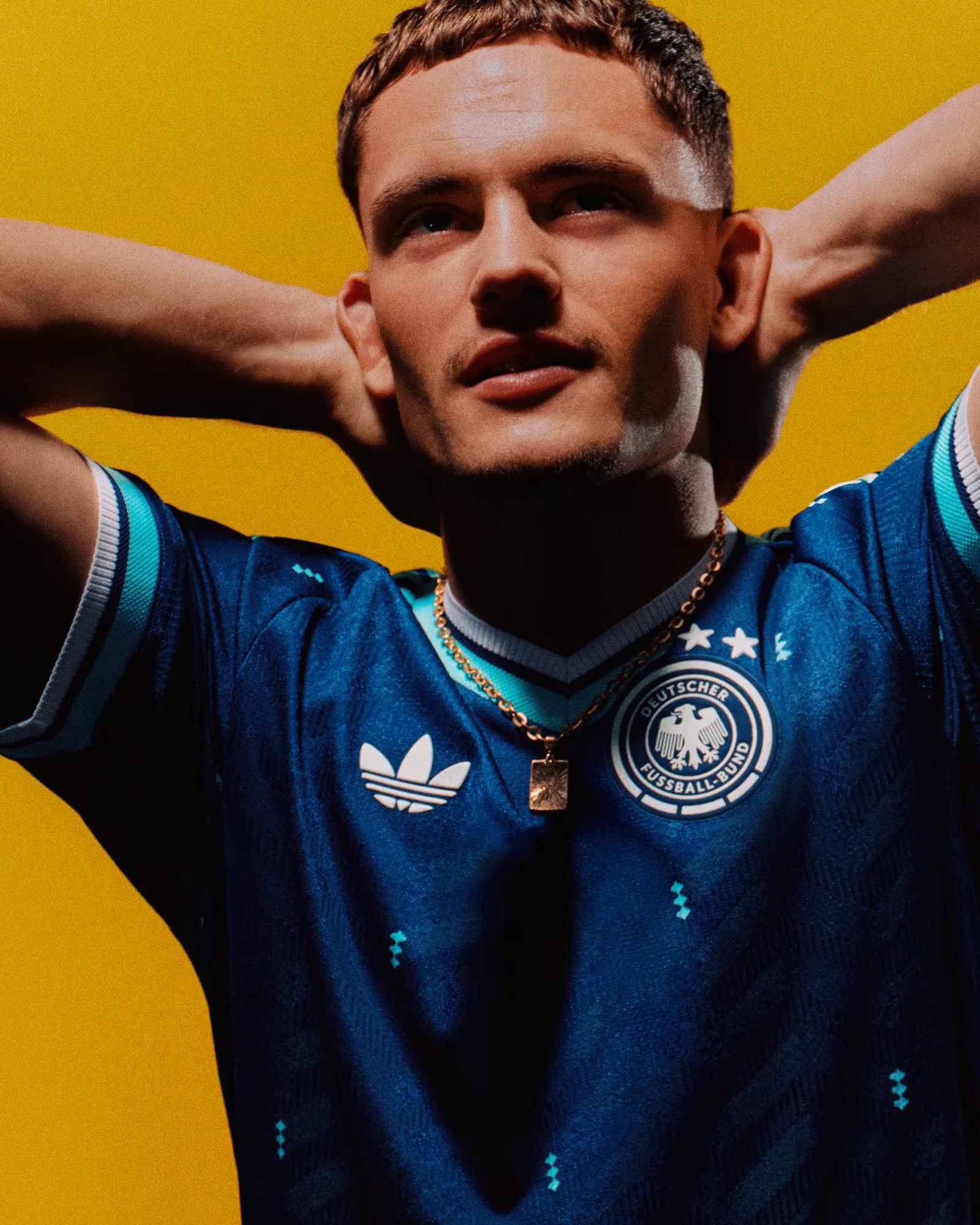 DFB Germany 26 Away Authentic Jersey Navy
