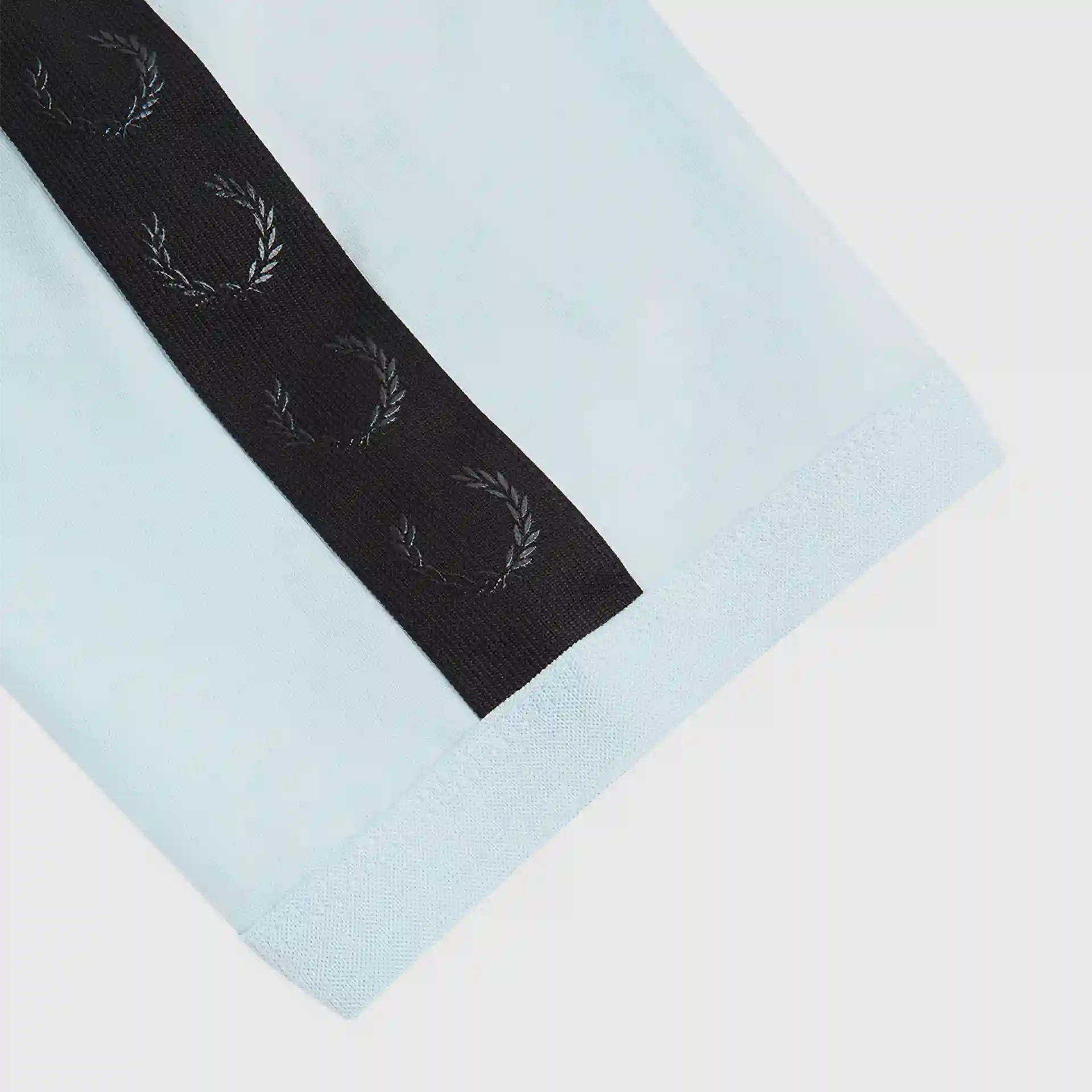 Fred Perry Tonal Tape Ringer T-Shirt Light Ice/Black