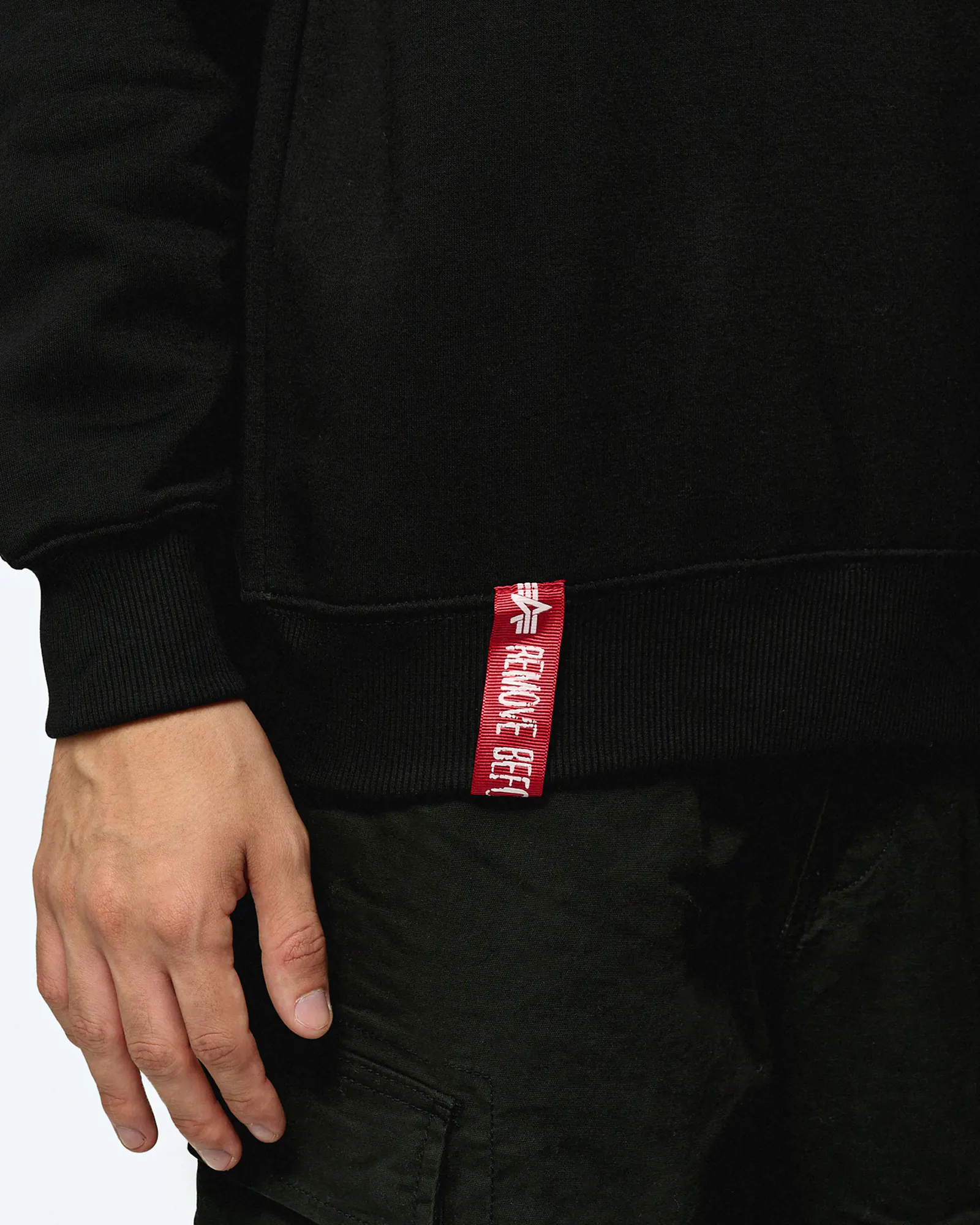 Alpha Industries Basic Sweater Small Logo Black Alpha Industries Basic Sweater Small Logo Black