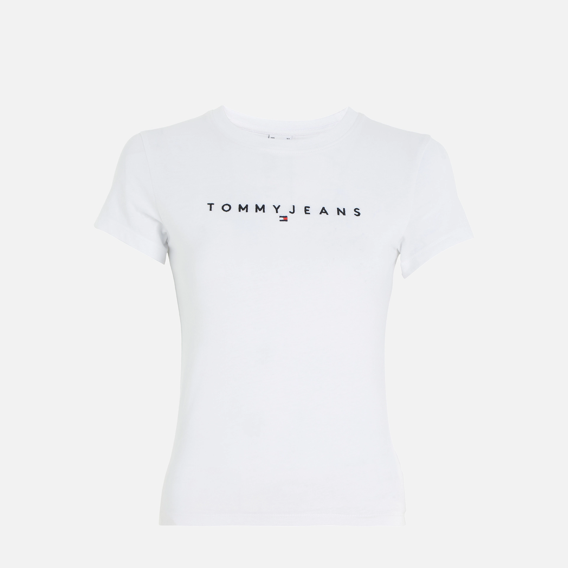 Tommy Jeans Slim Linear T-Shirt White