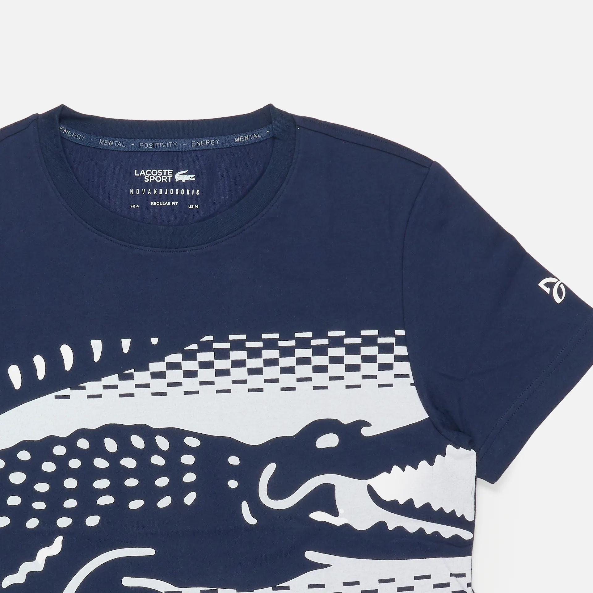 Lacoste Croco T-Shirt Navy Blue
