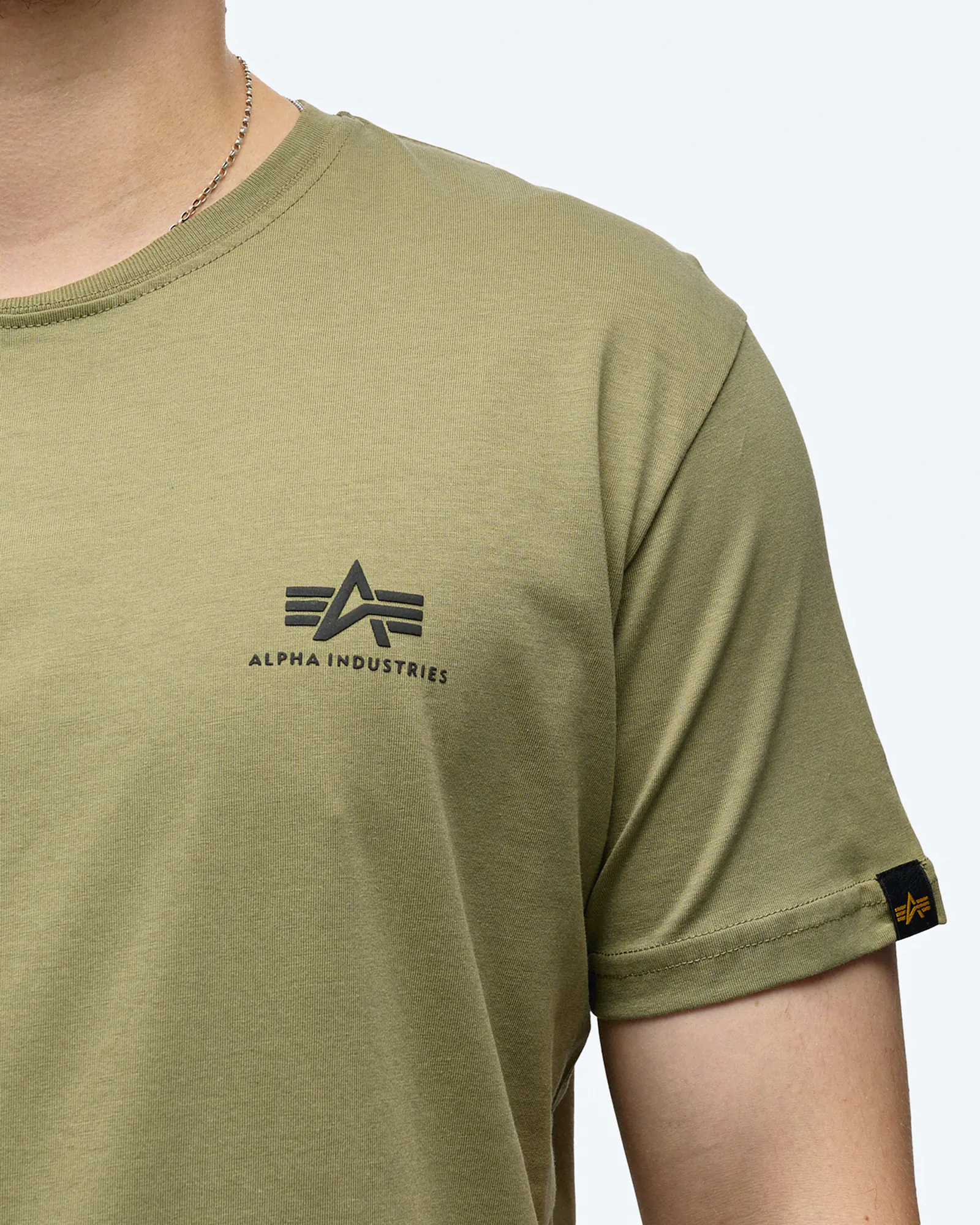 Alpha Industries Backprint T-Shirt Olive/Black Alpha Industries Backprint T-Shirt Olive/Black