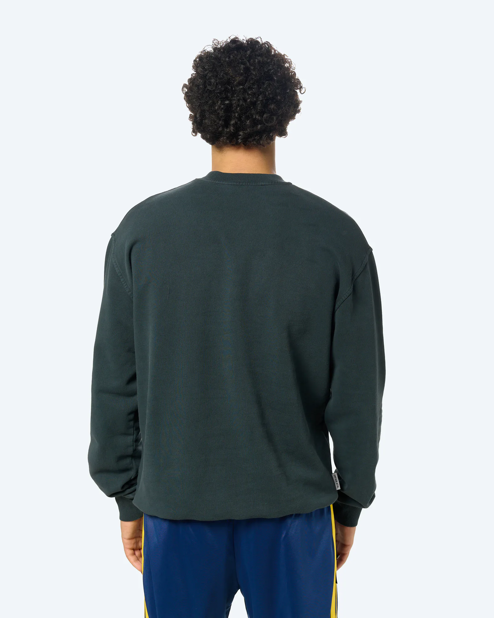 Classic Label Crewneck Washed Black