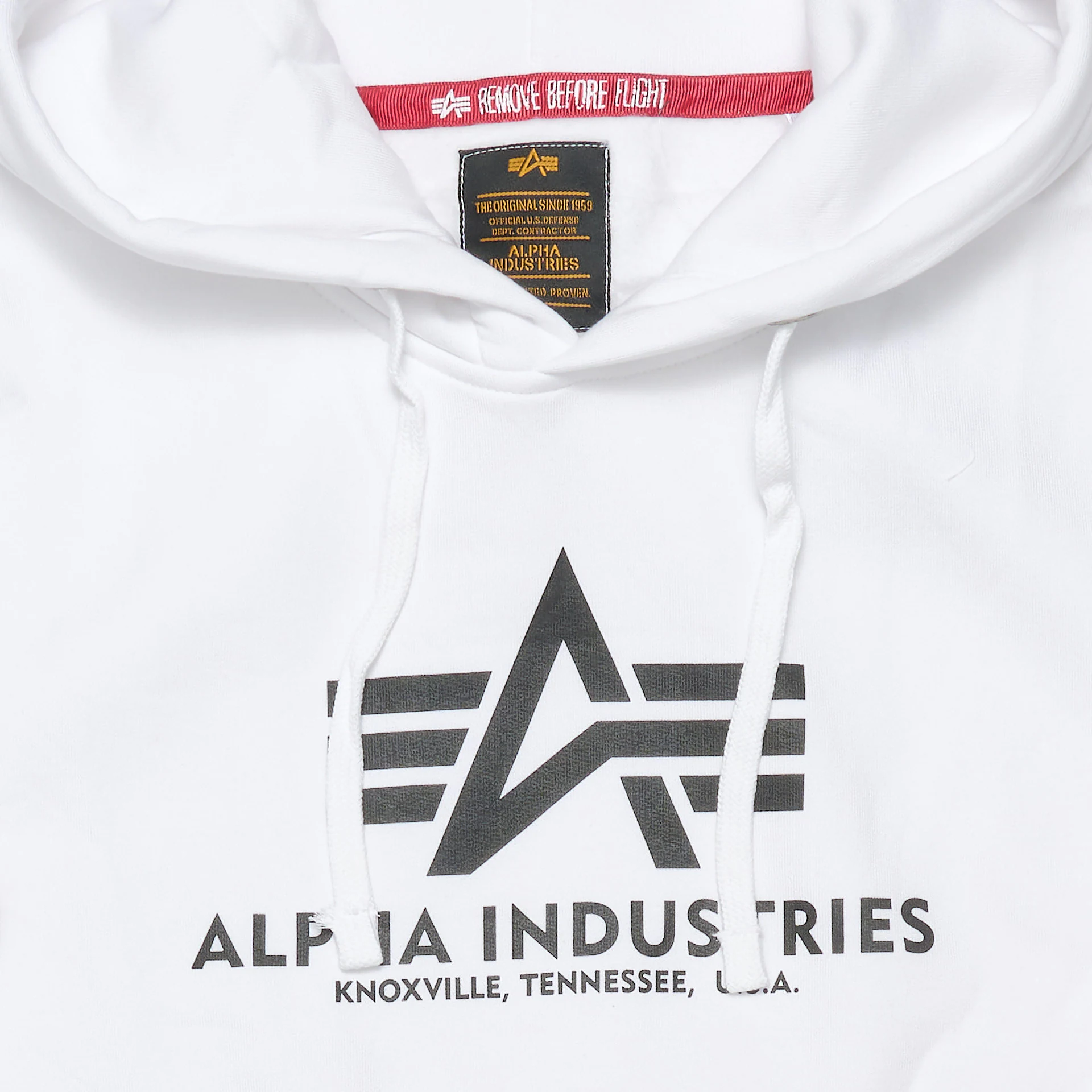 Alpha Industries Basic Hoody White