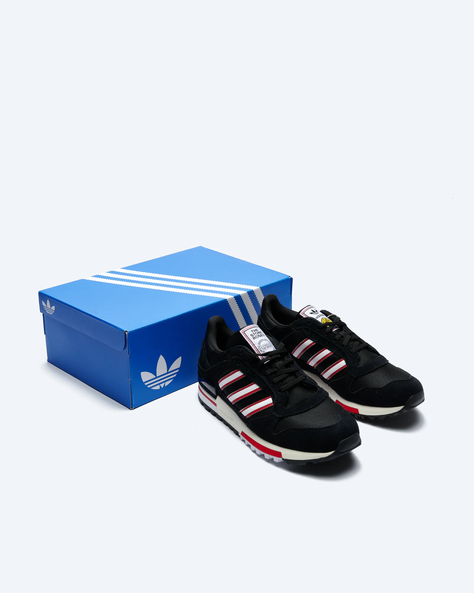 adidas Originals ZX 600 Manchaster United FC x Stone Roses Sneakers Black/White/Red 