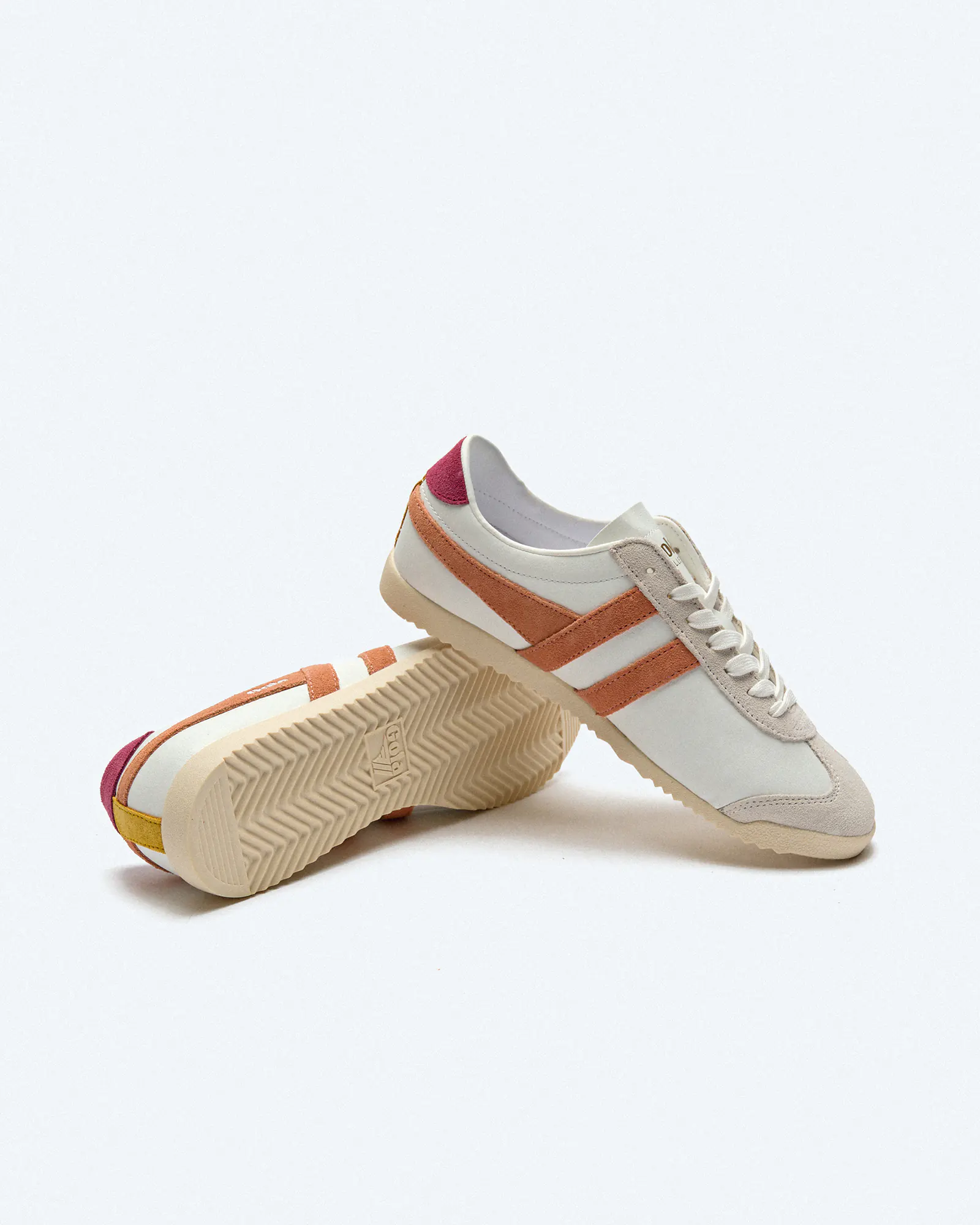 Gola Bullet Pure Sneaker White/Terracotta/Cerise Gola Bullet Pure Sneaker White/Terracotta/Cerise