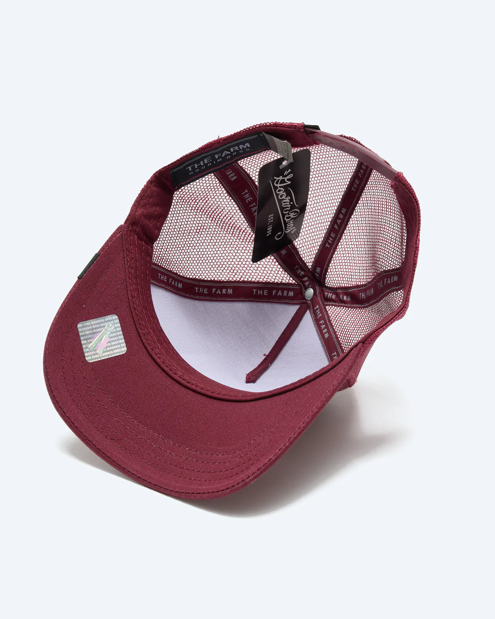 Goorin Bros Handsome Baseball Trucker Cap Maroon Goorin Bros Handsome Baseball Trucker Cap Maroon