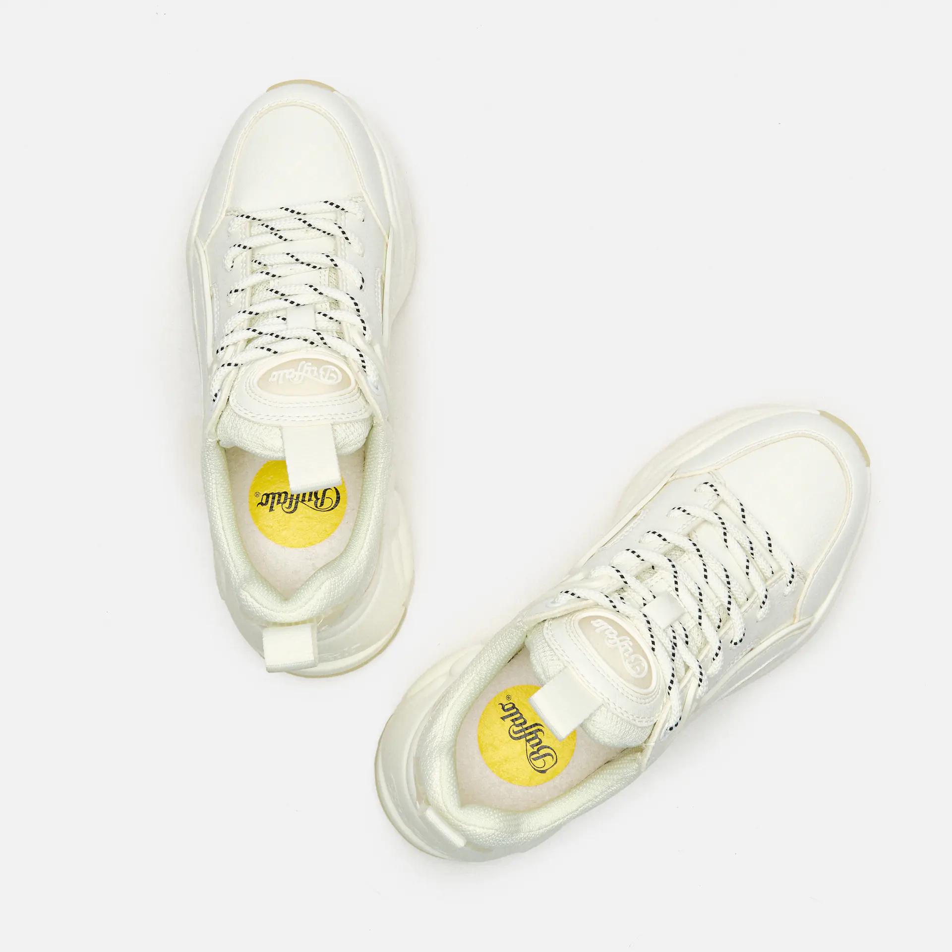 Buffalo Binary C Vegan Nappa/Mesh Sneaker White