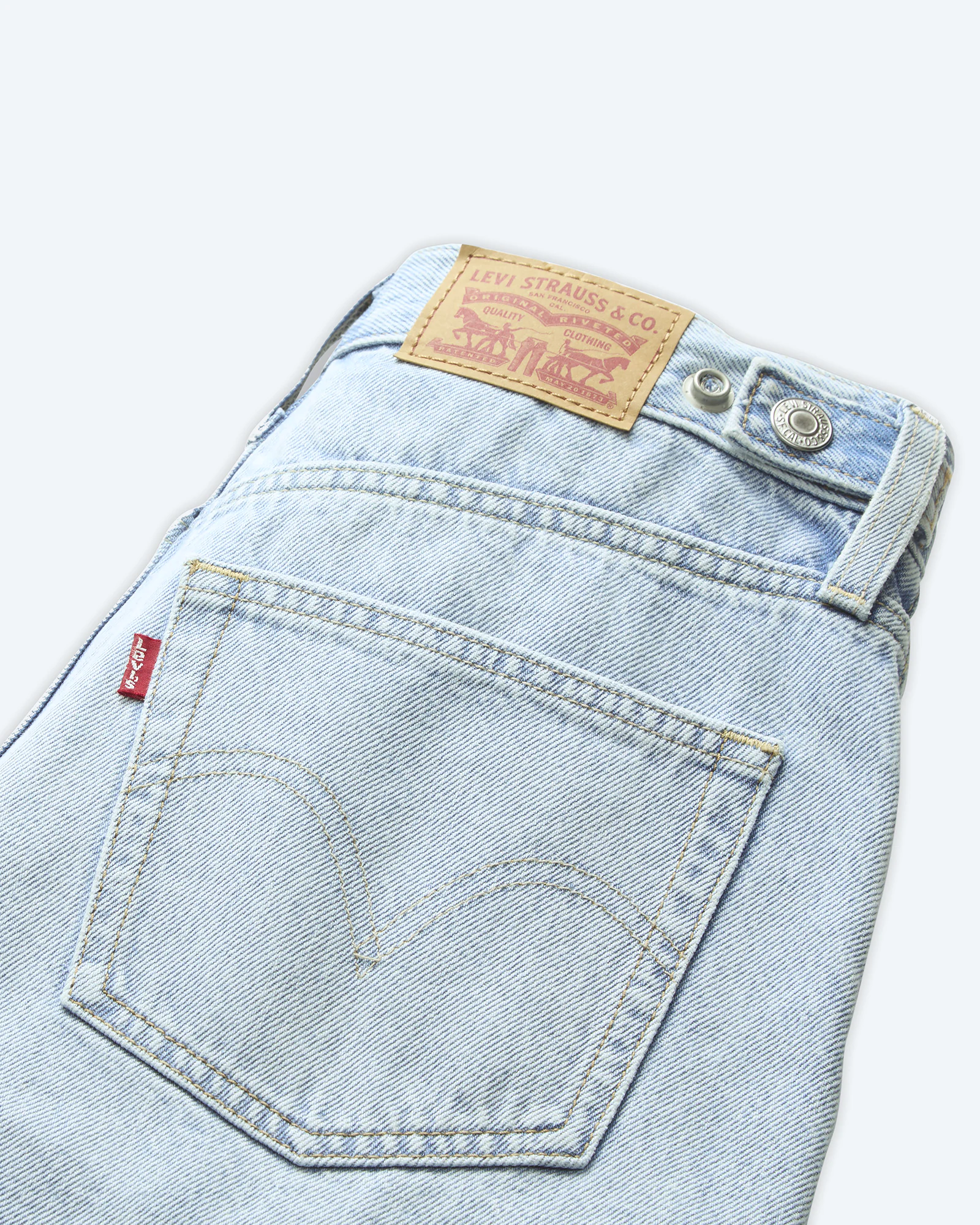 Cinch Mid-Tight Short Light Indigo