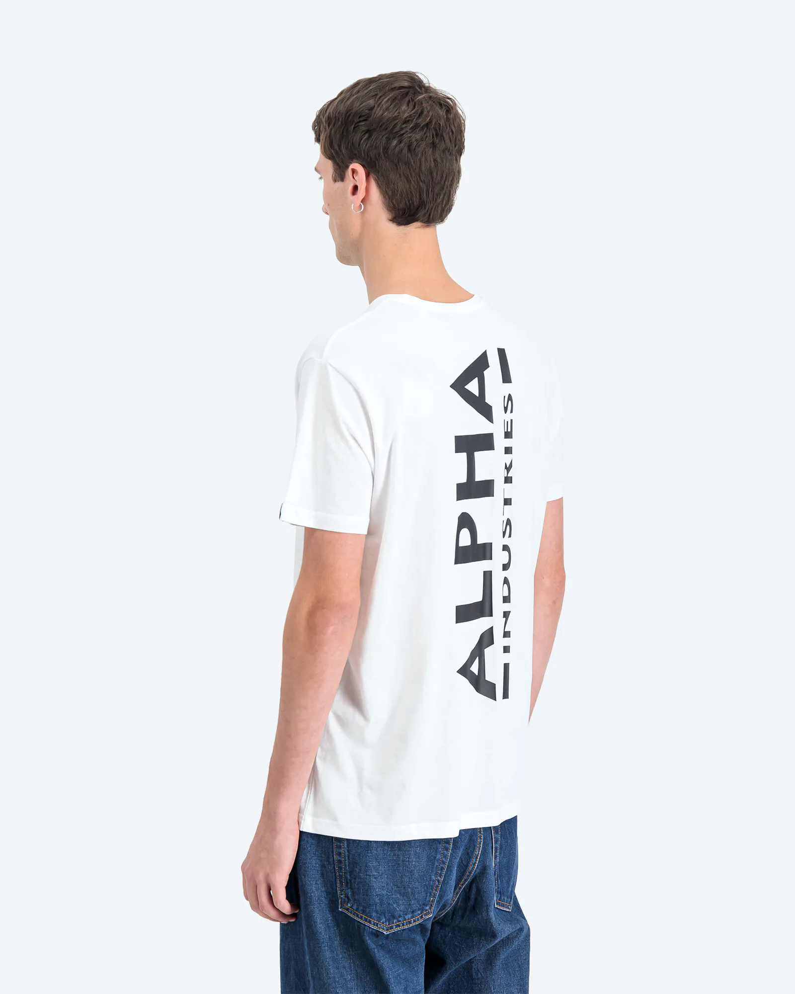 Backprint T-Shirt White/Black