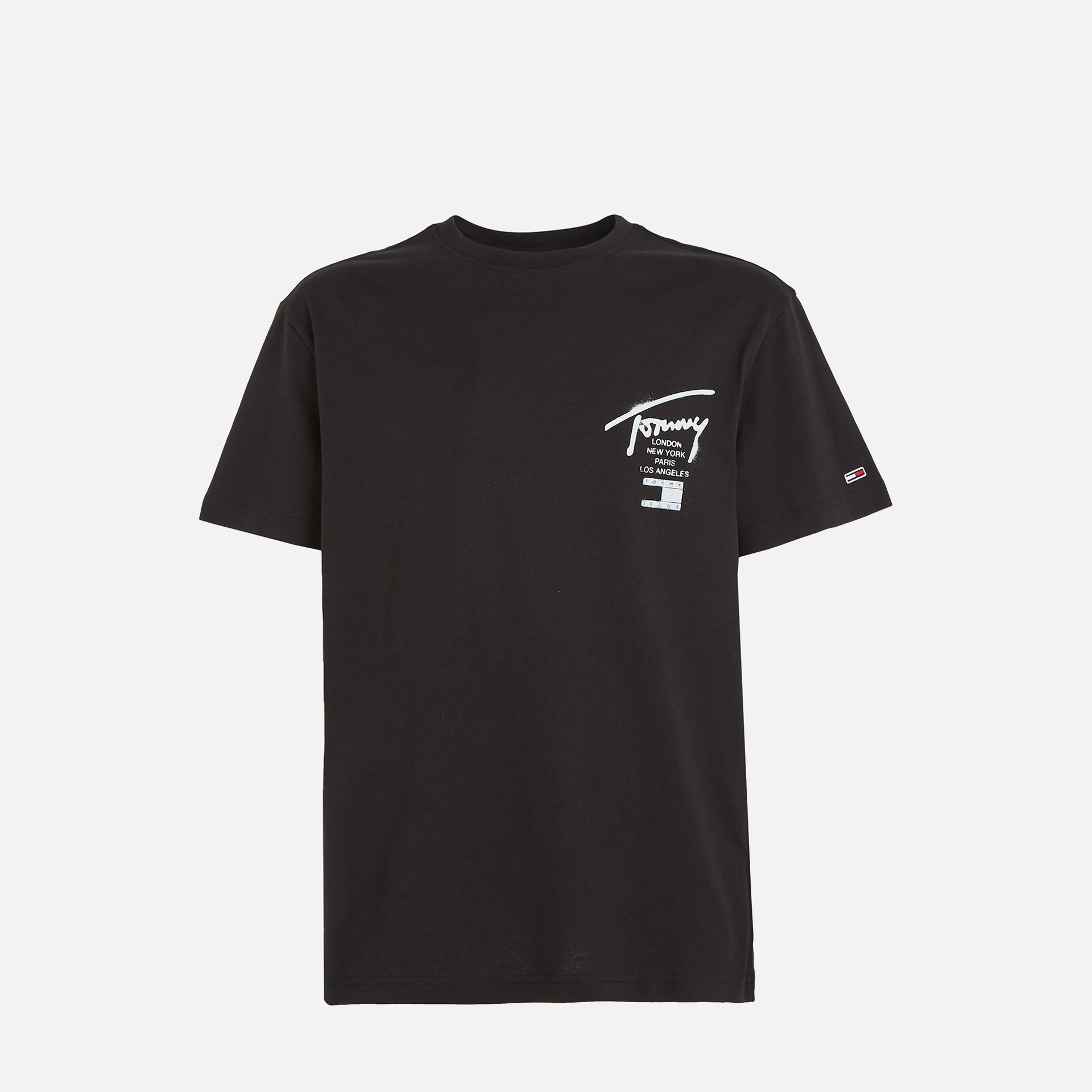 Tommy Jeans Classic Spray Signatur T-Shirt Black