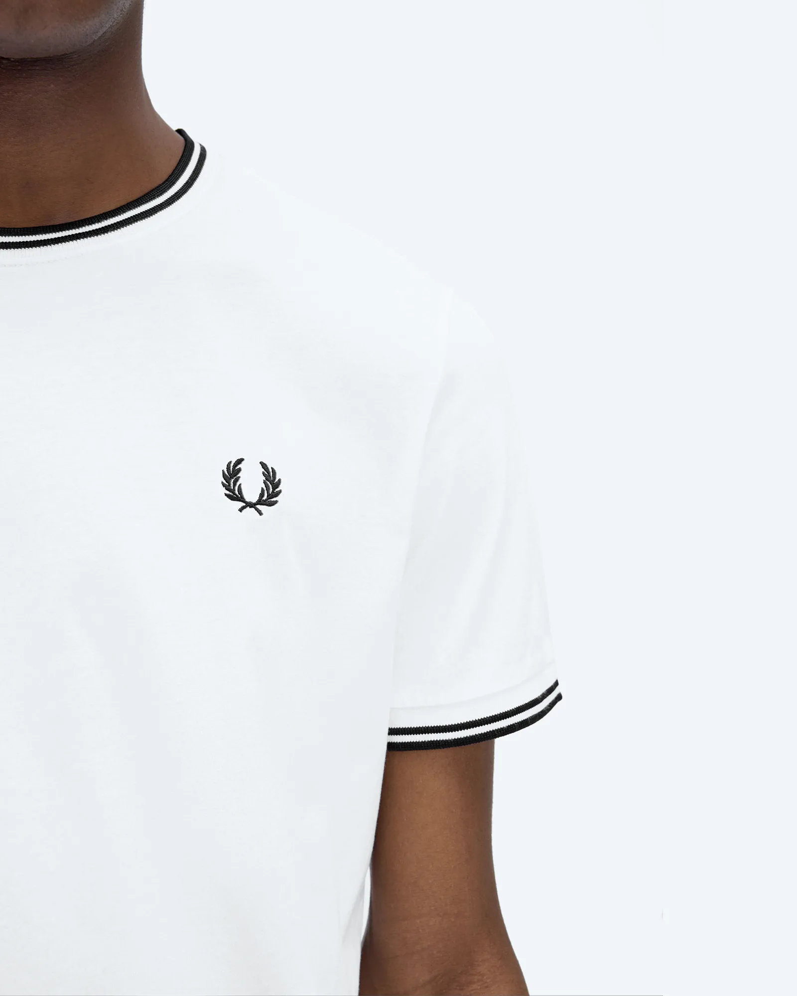 Fred Perry Twin Tipped T-Shirt White