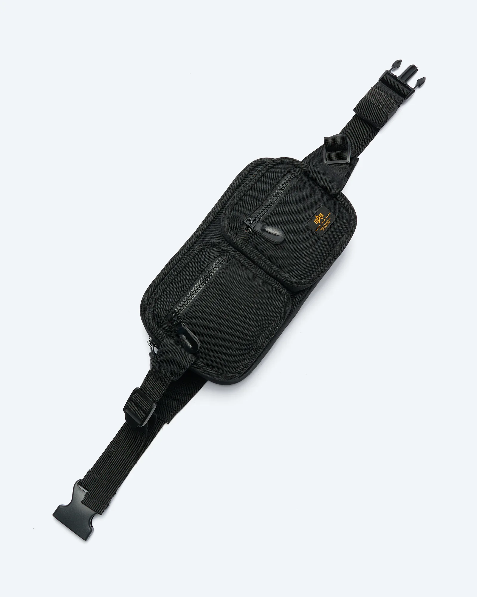 Alpha Industries Label Waist Bag Black