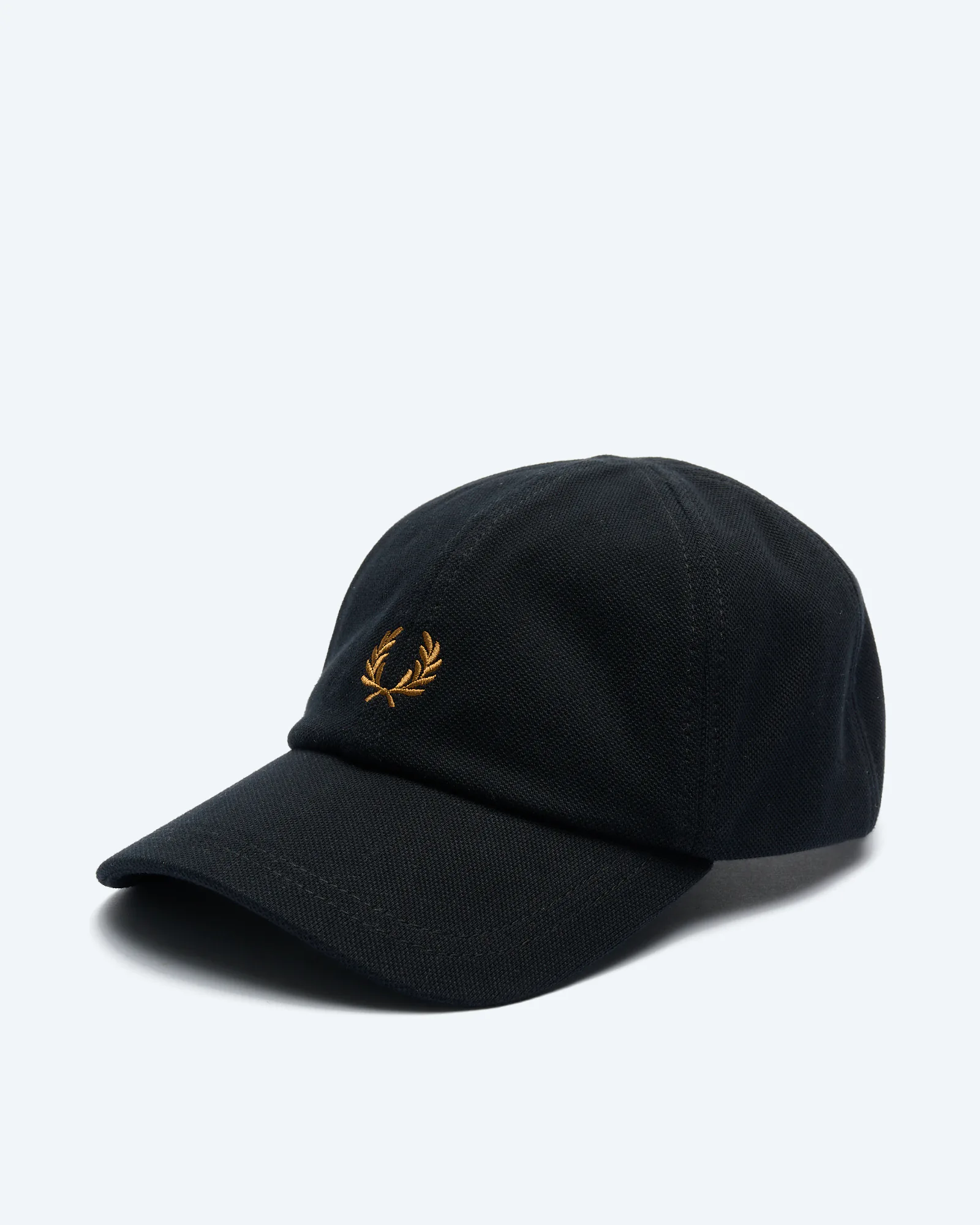 Fred Perry Pique Classic Cap Black/Dark Caramel