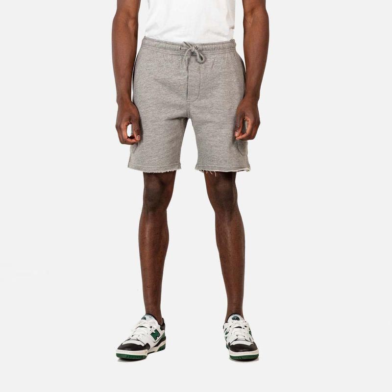 Reell Jeans Sweat Cargo Short Grey Melange Reell Jeans Sweat Cargo Short Grey Melange