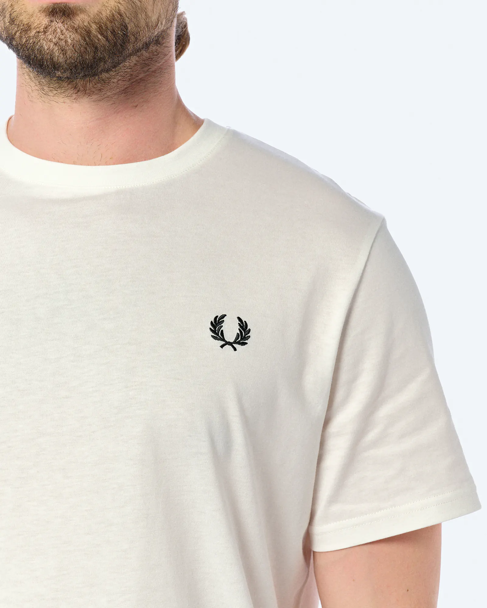 Fred Perry Bold Branding T-Shirt Snow White