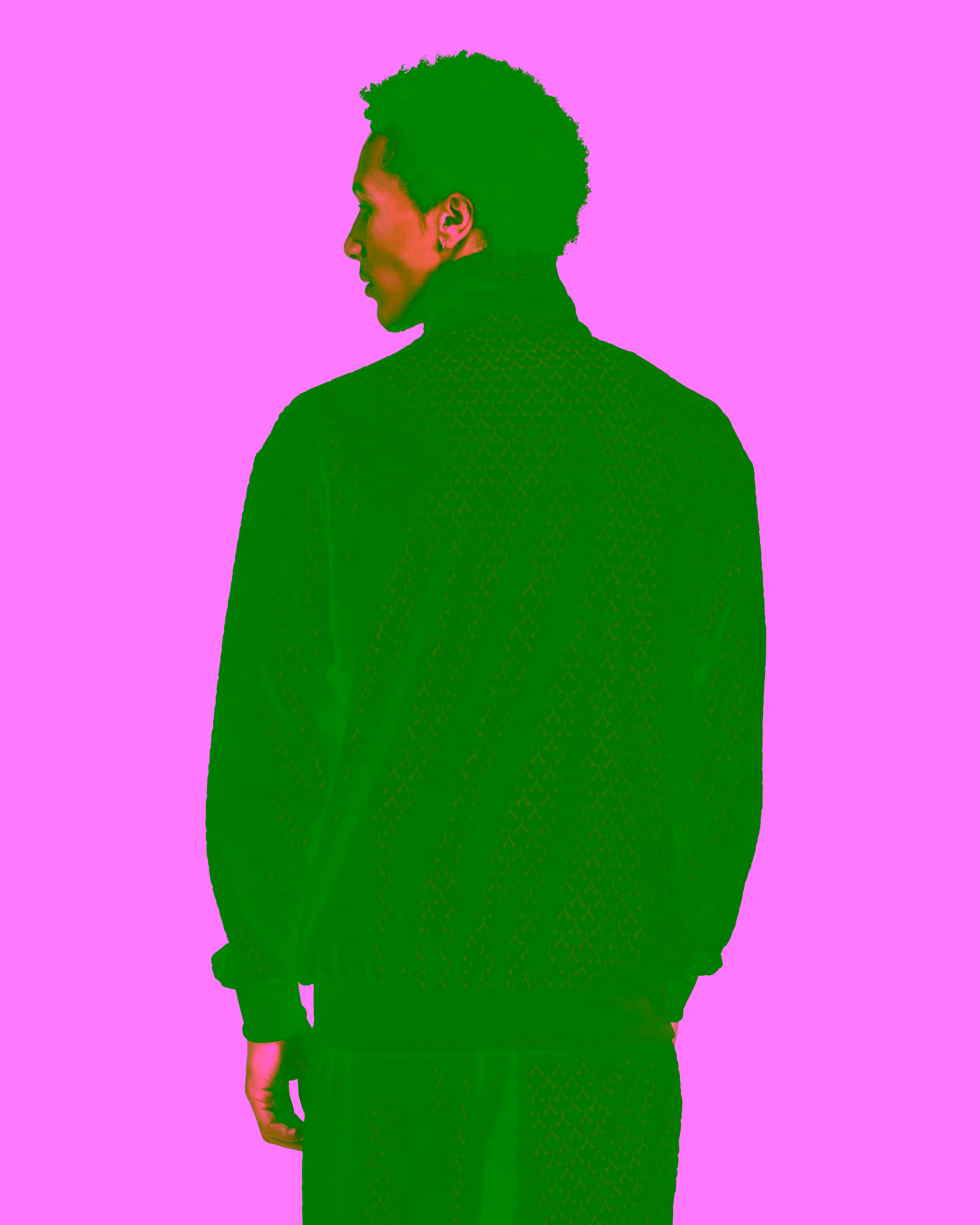 adidas Originals Monogram Track Jacket Dark Brown