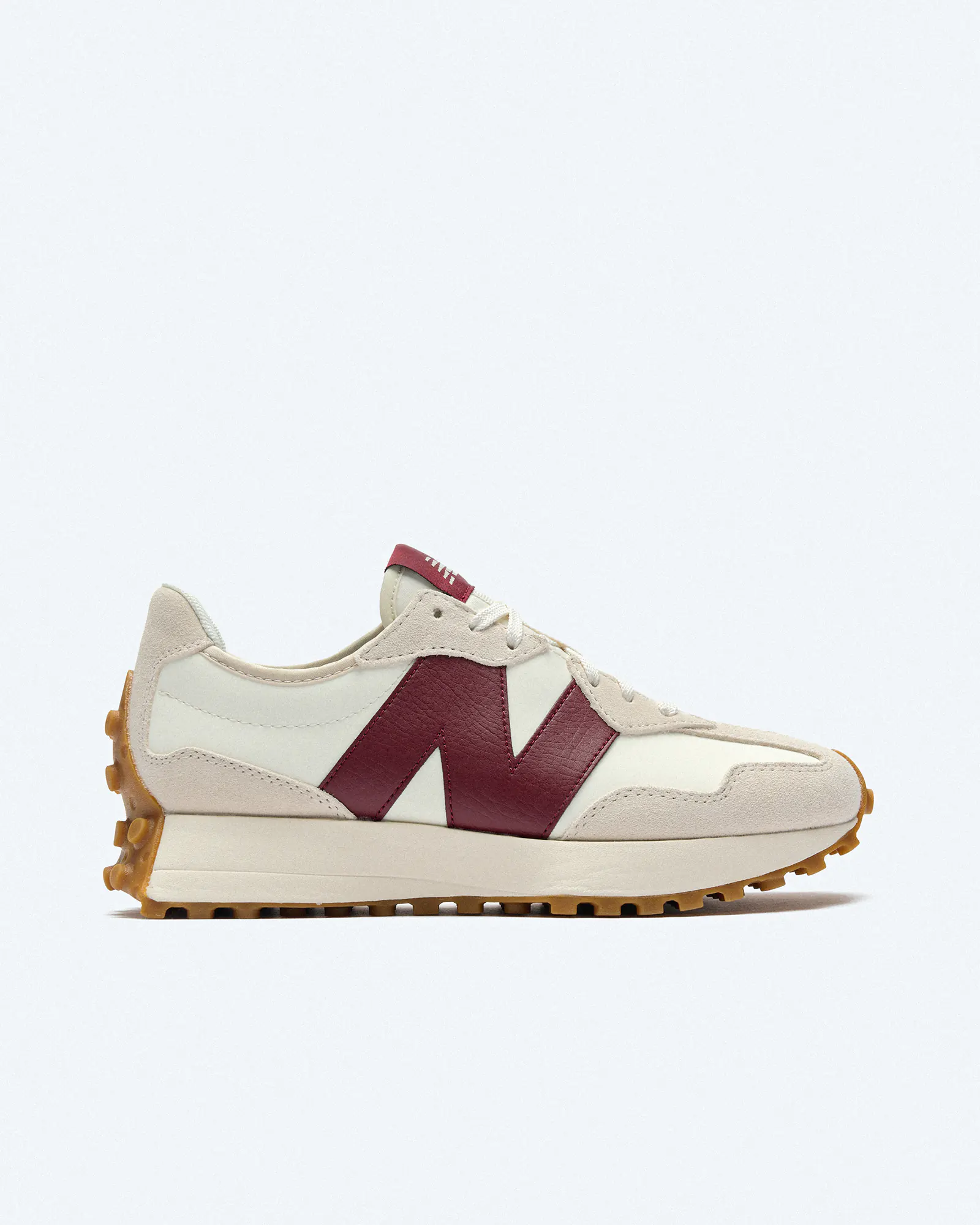 New Balance WS327 Lifestyle Sneaker Moonbeam/Burgundy New Balance WS327 Lifestyle Sneaker Moonbeam/Burgundy