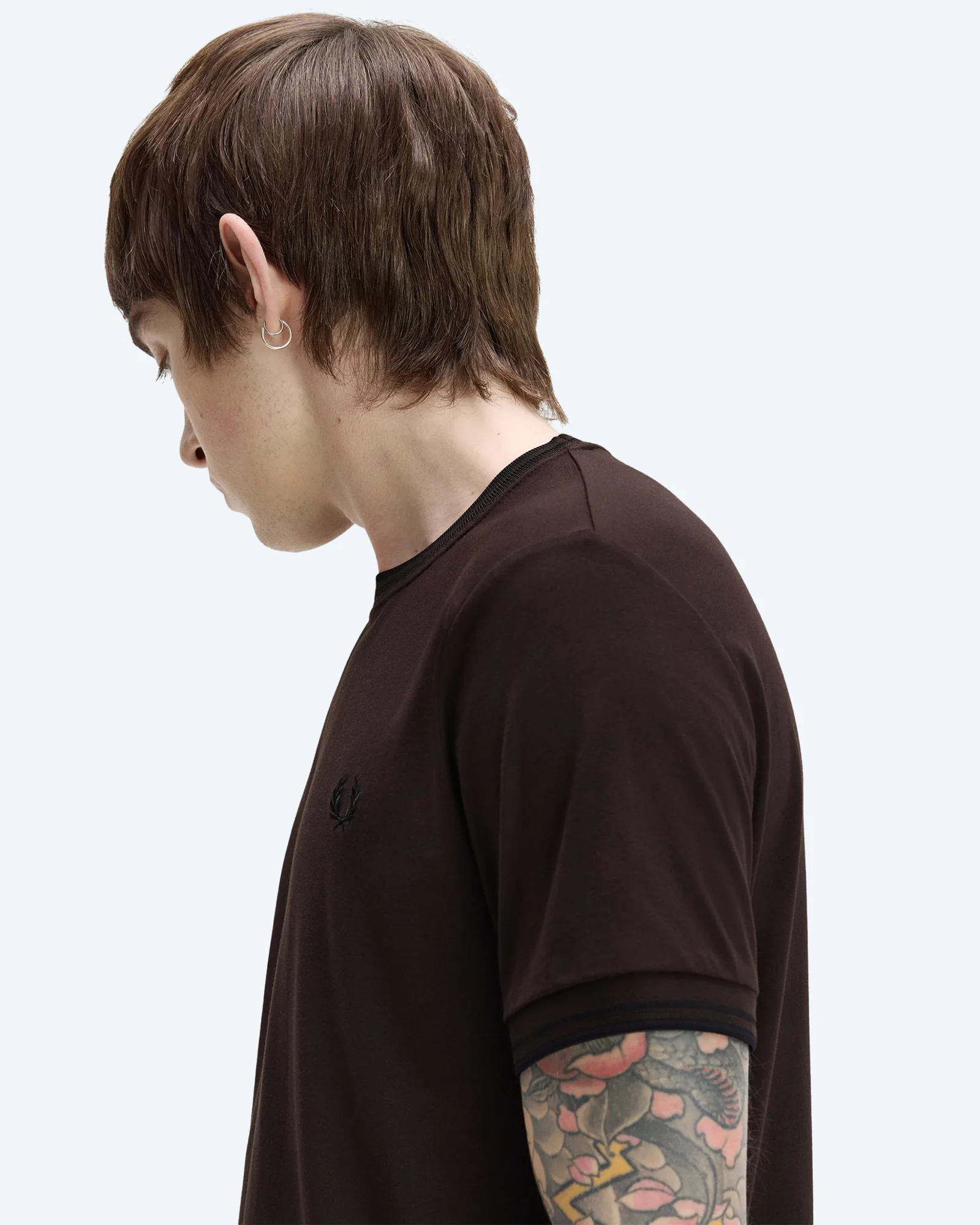Twin Tipped T-Shirt Rich Brown/Black