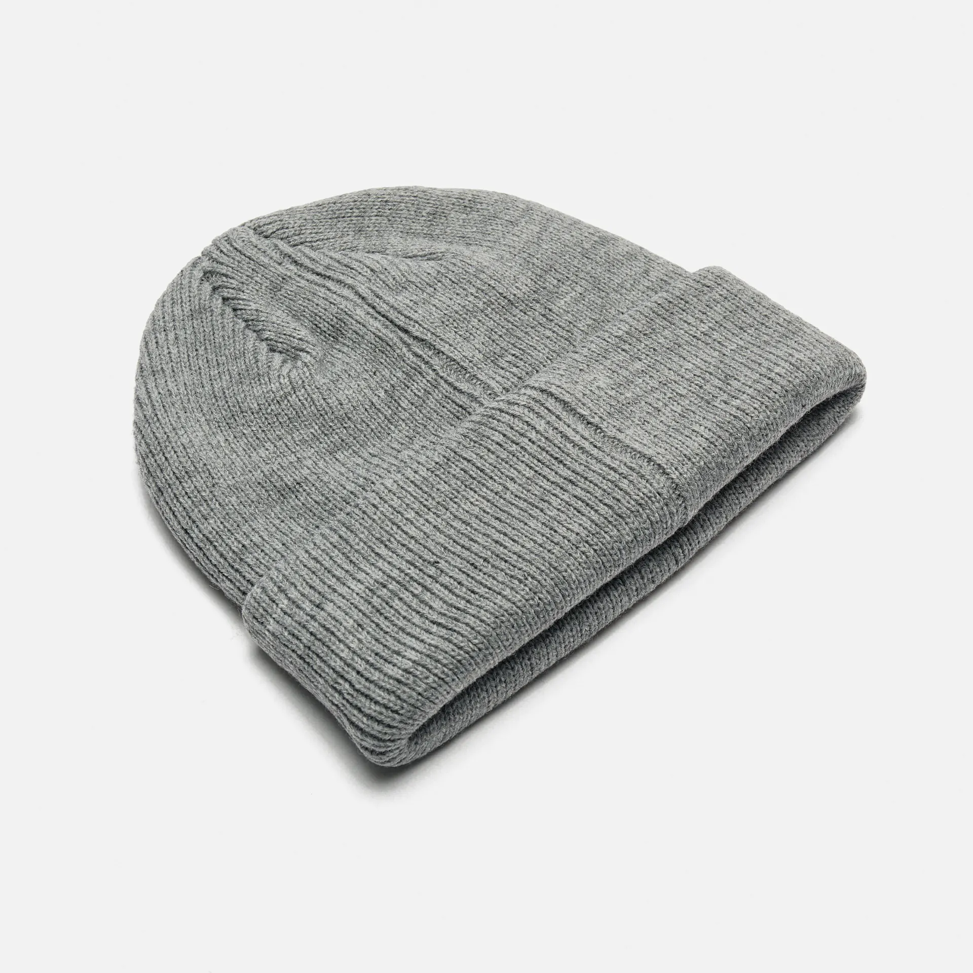 Unfair Athletics Curved Patch Beanie Grey Melange