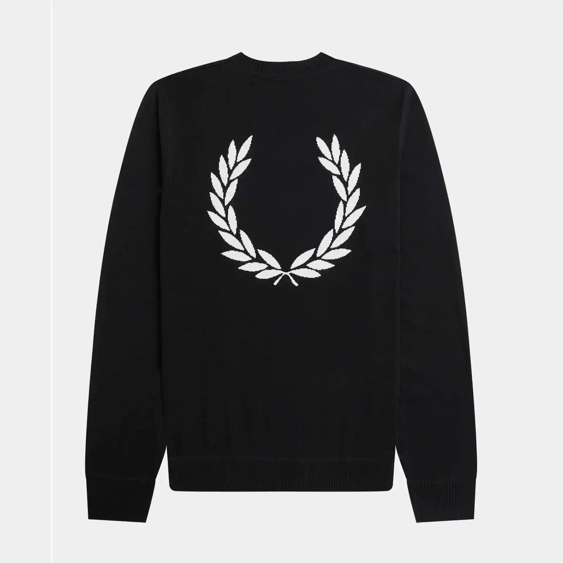 Perry Laurel Wreath Fred Perry Sweatshirt Schwarz Fred Perry