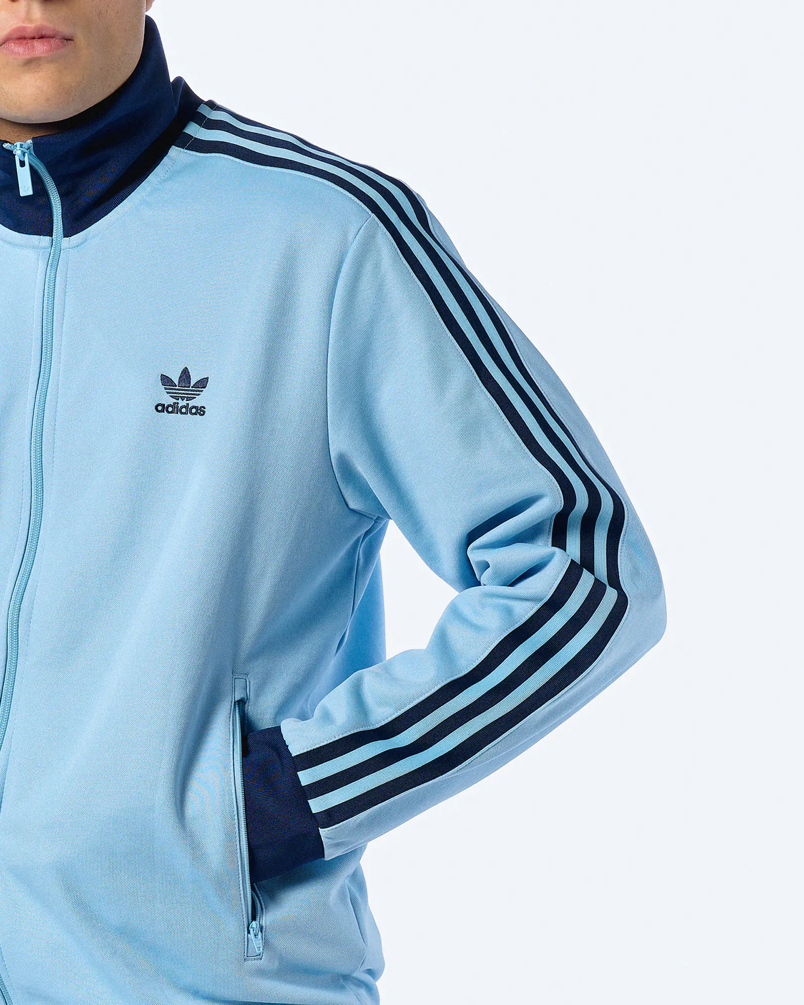 adidas Originals Classic Track Jacket Clear Sky/Night Indigo
