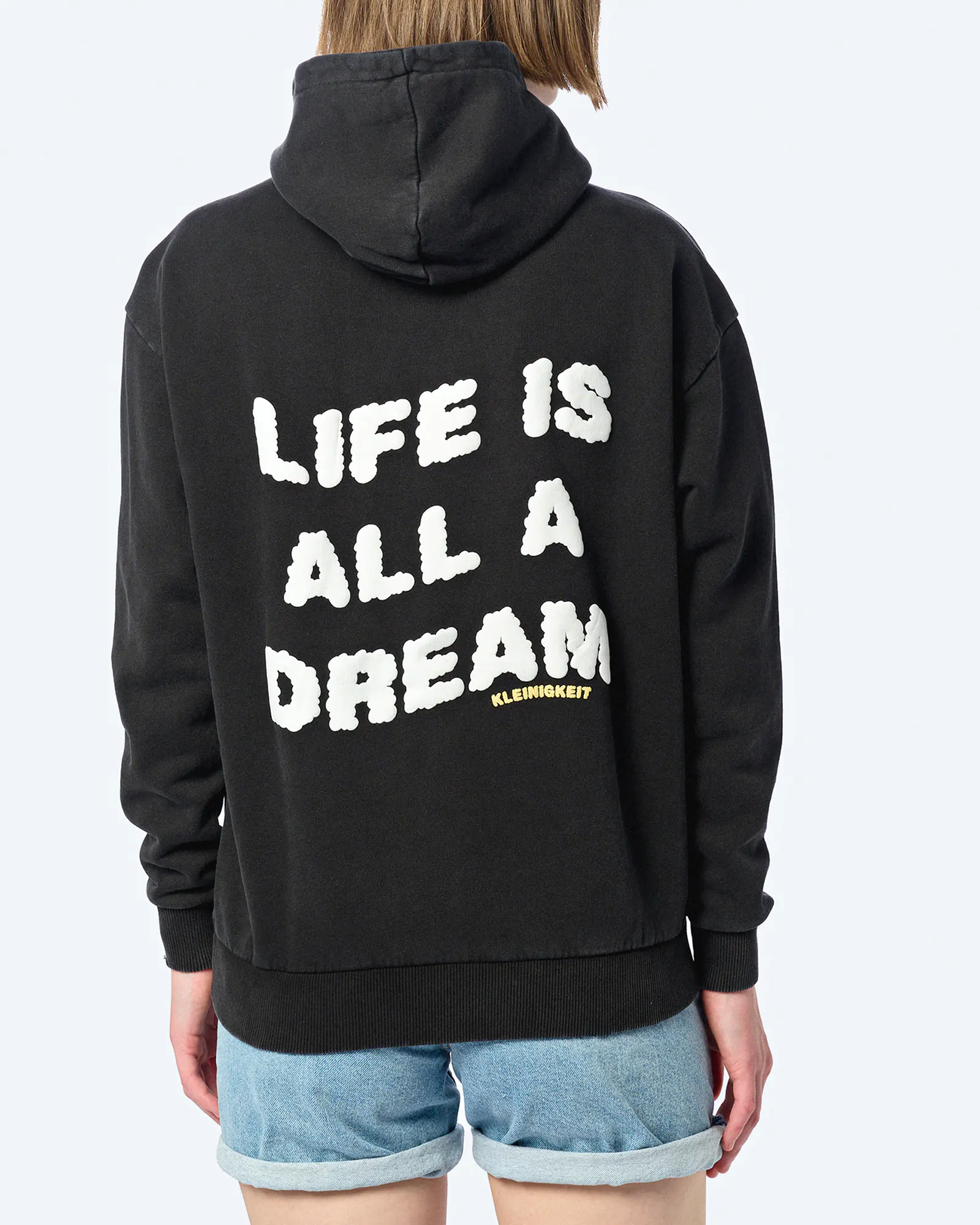 Kleinigkeit Görls All a Dream Hoodie Black Dyed Kleinigkeit Görls All a Dream Hoodie Black Dyed