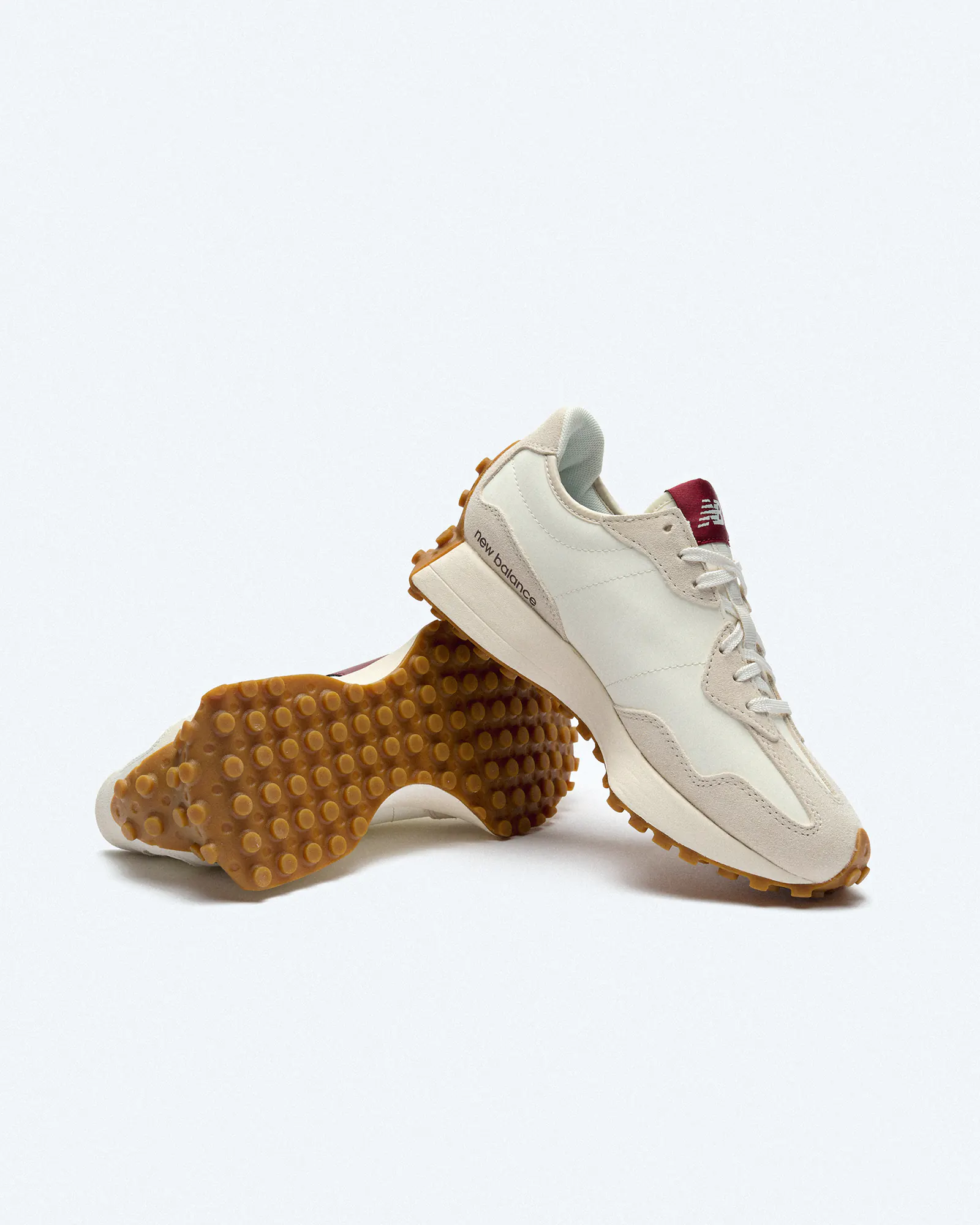 New Balance WS327 Lifestyle Sneaker Moonbeam/Burgundy New Balance WS327 Lifestyle Sneaker Moonbeam/Burgundy